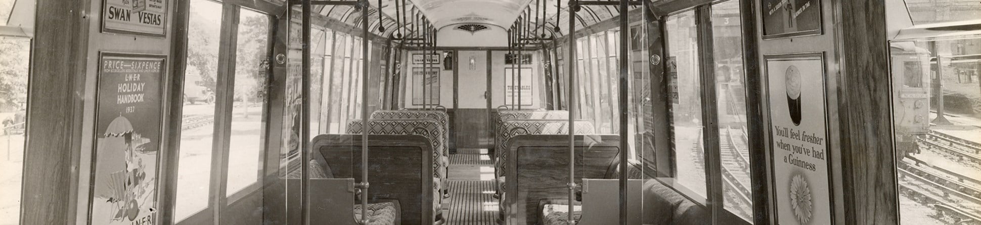 Interior of tube carriage