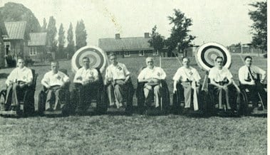 Archers at Stoke Mandeville, 1948. 