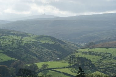 Cross Fell and the head of the South Tyne valley
