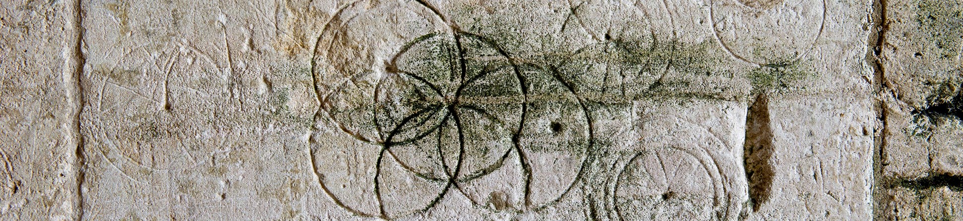 Apotropaic marks found at Bradford-on-Avon tithe barn