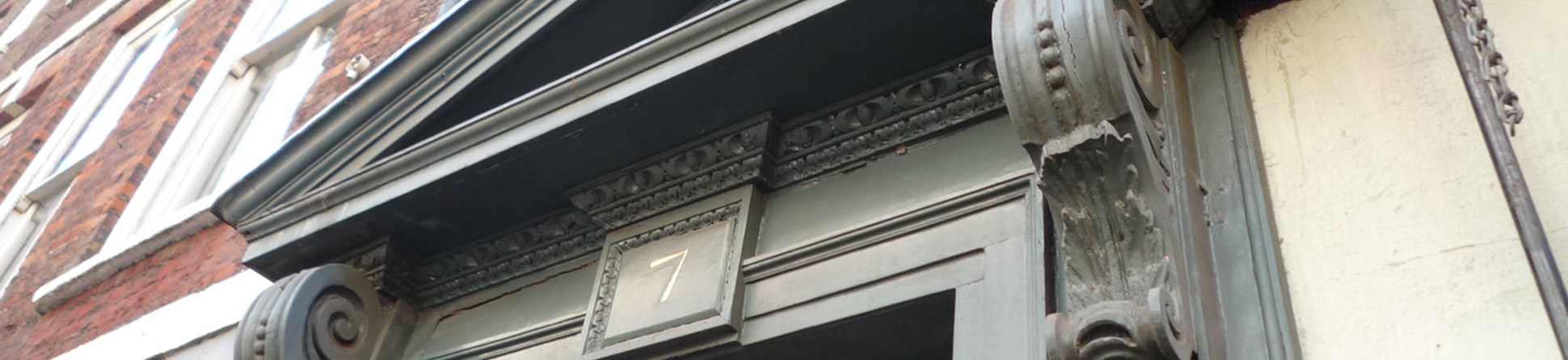 The exterior of number 7 Denmark Street in London