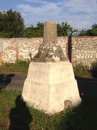 Burnham Overy village cross