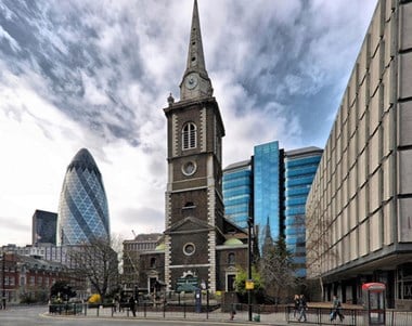 St Botolph without Aldgate, where an early sign language marriage was held.
