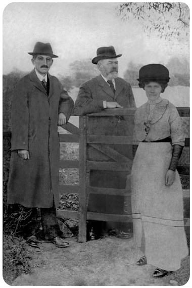 William Parkinson (in the middle of the photograph).