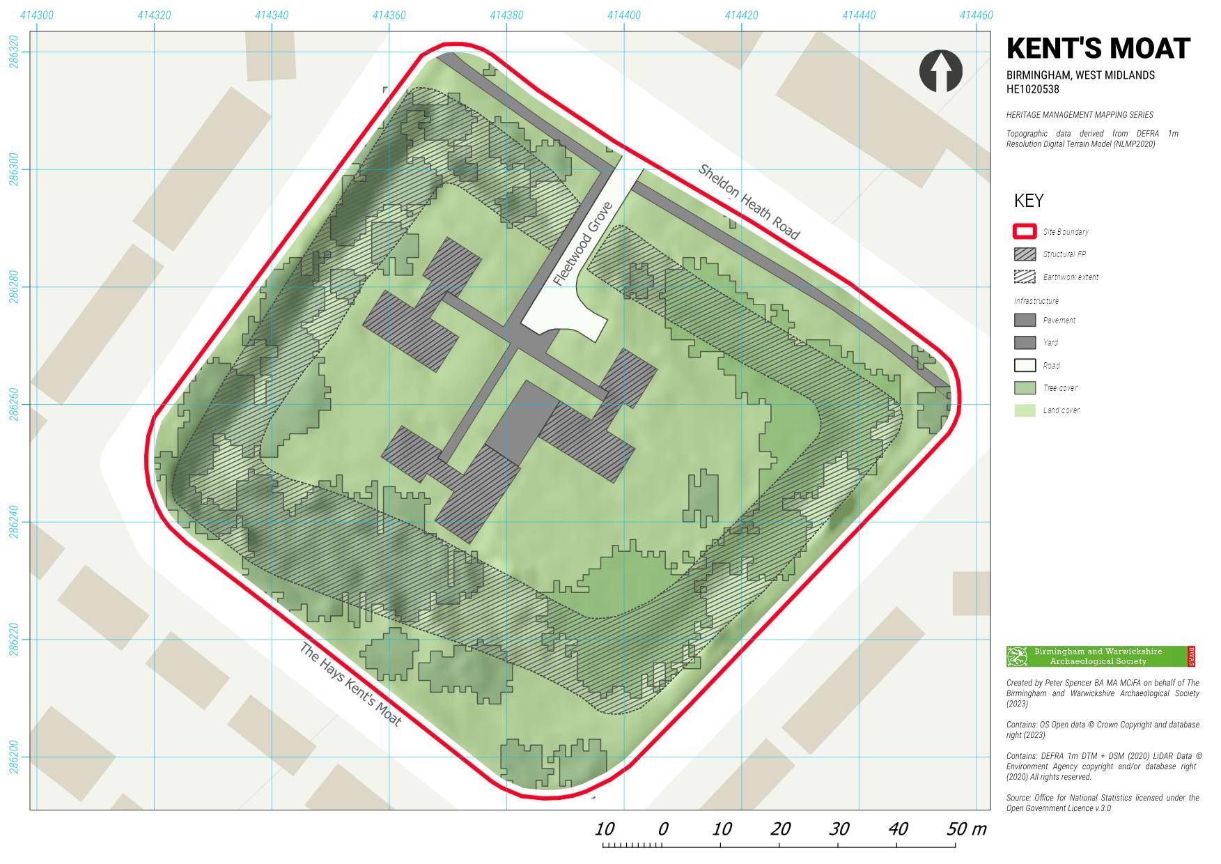 Site Plan: Kent's Moat