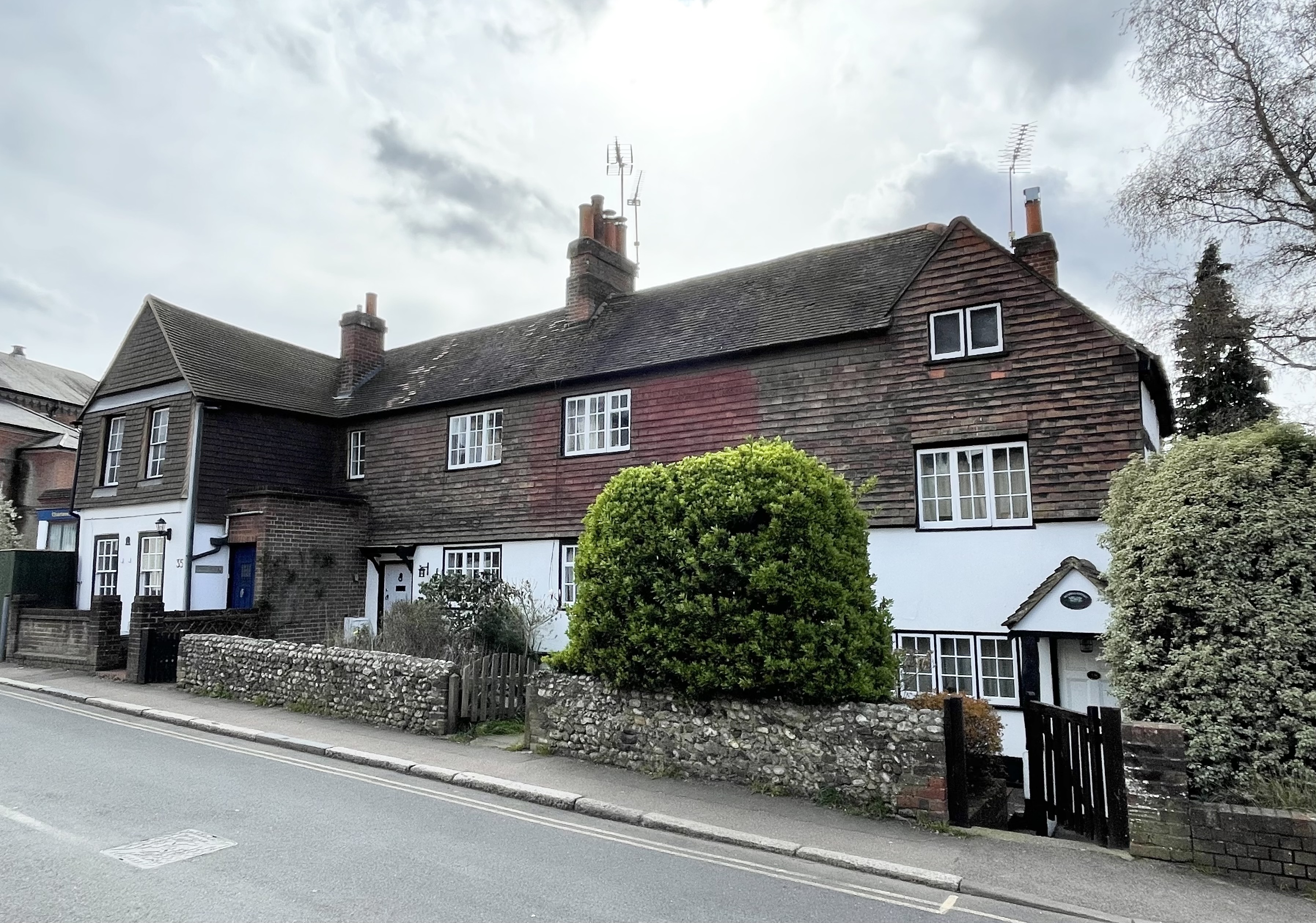 View of cottages from north east 