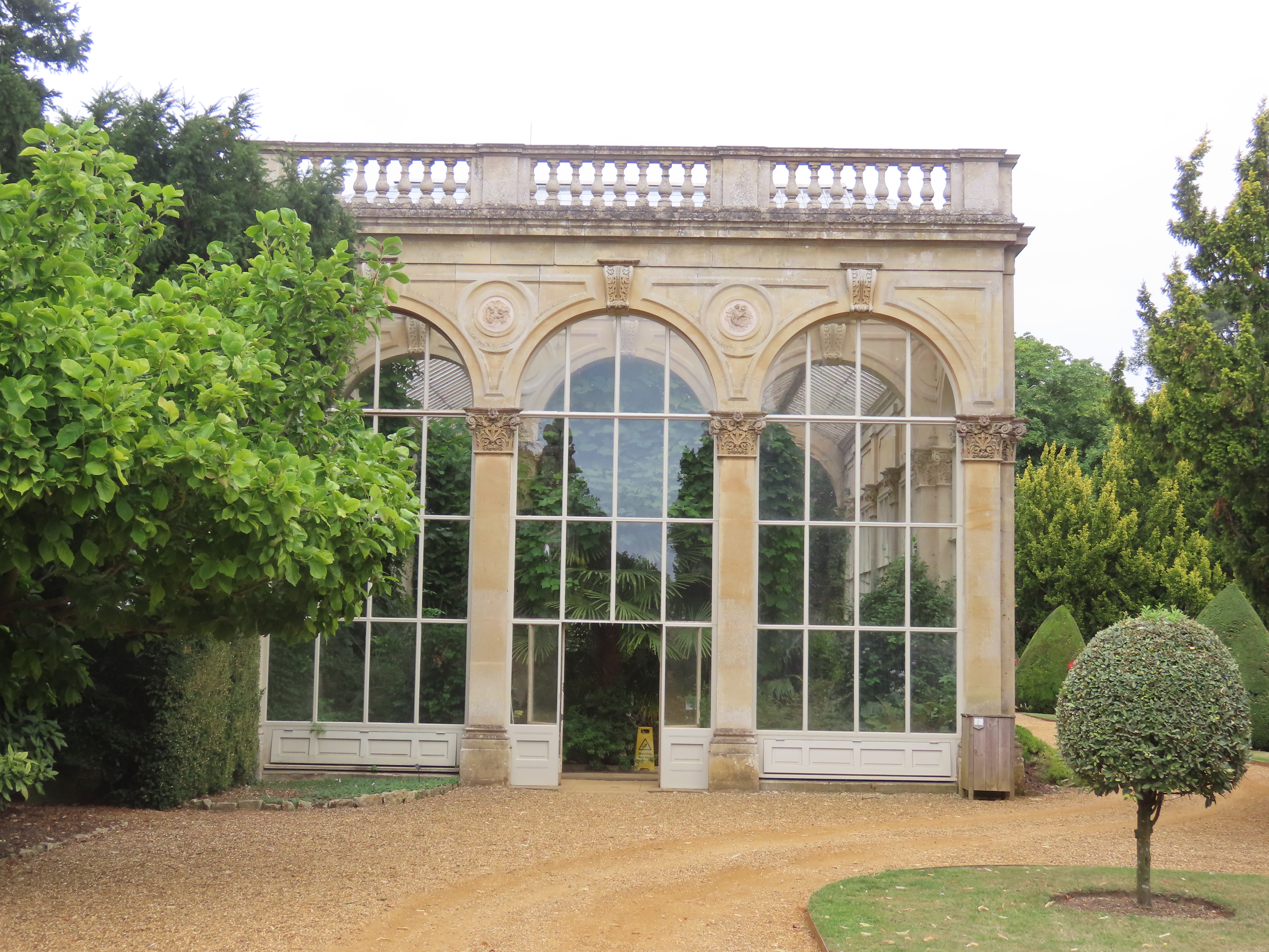 The Orangery at Castle Ashby Gardens, August 2025 visit.
