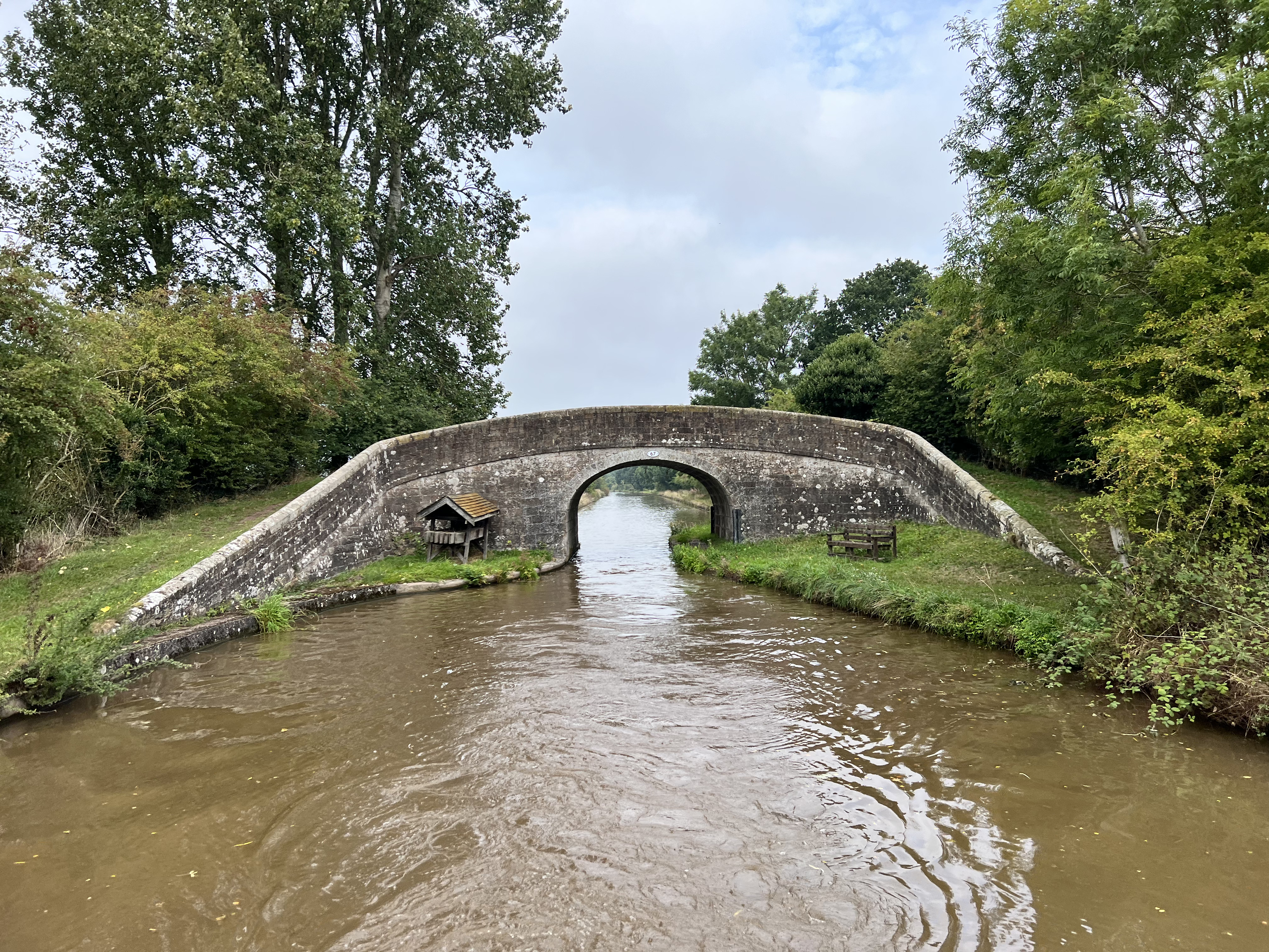 Betton Coppice Turnover bridge.