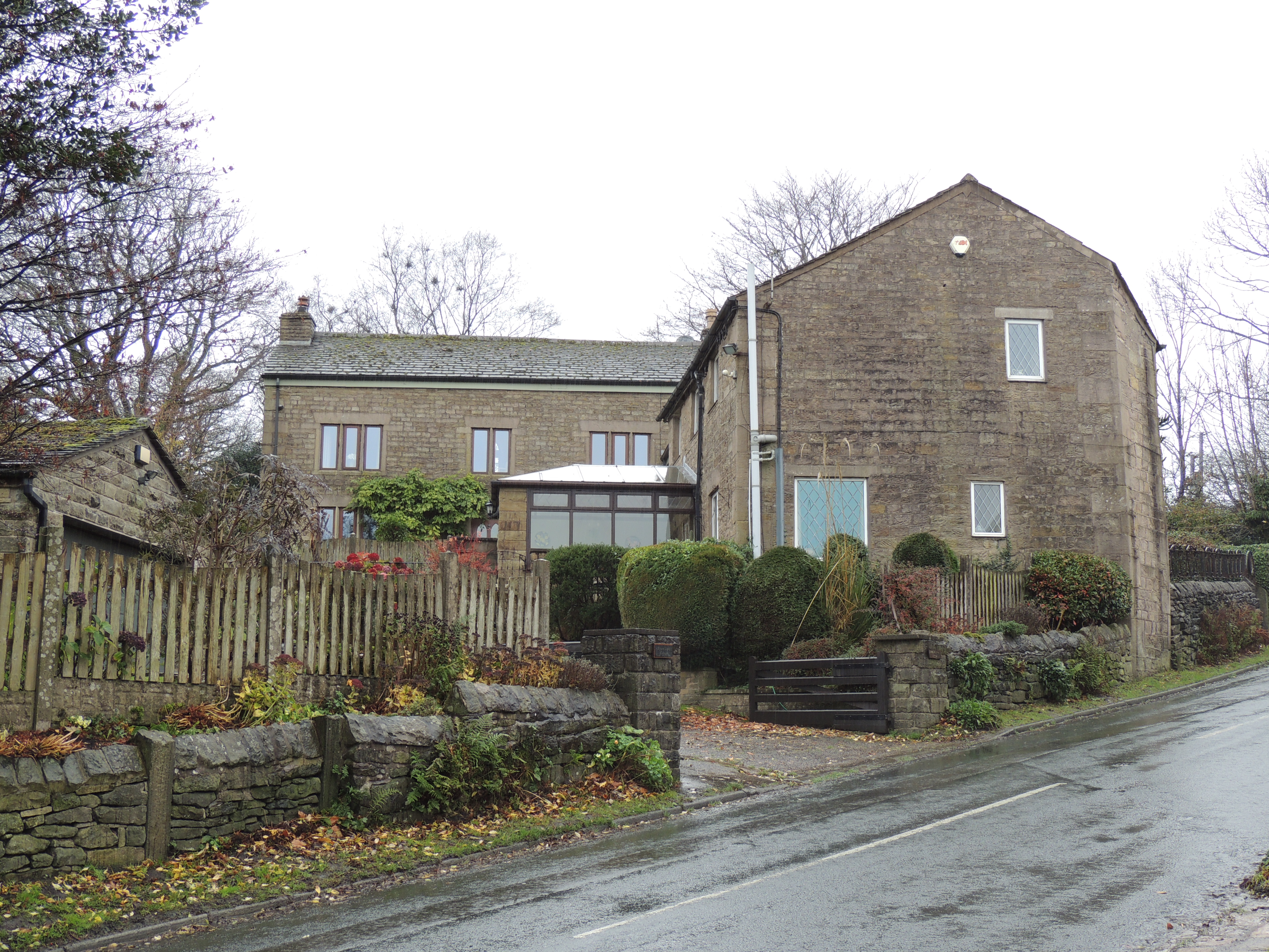 Roscoe Lowe Farmhouse. A farmhouse of two builds. One dated 1683 & the other 1759, the first containing earlier fabric.