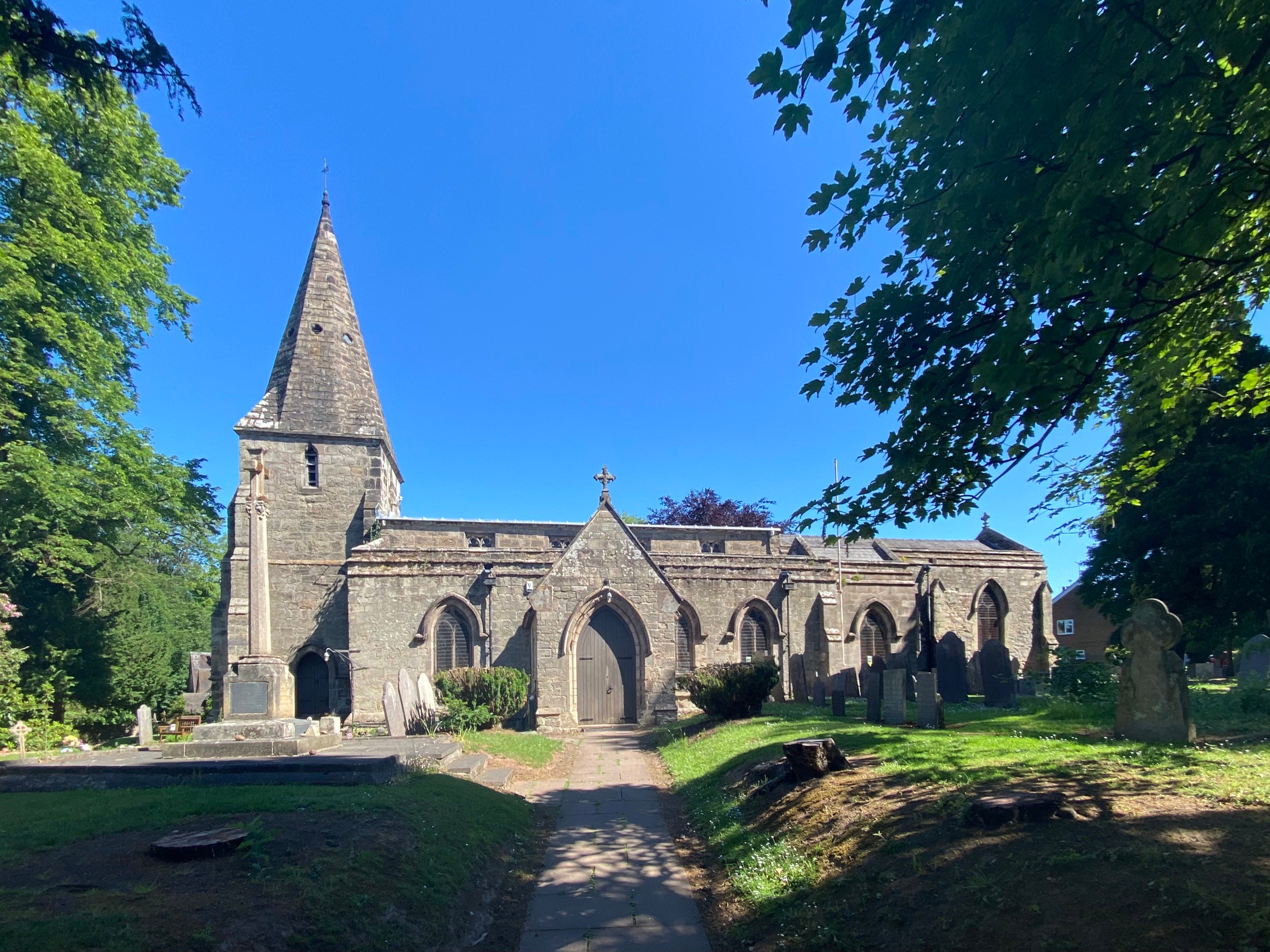 Main entrance and bell tower