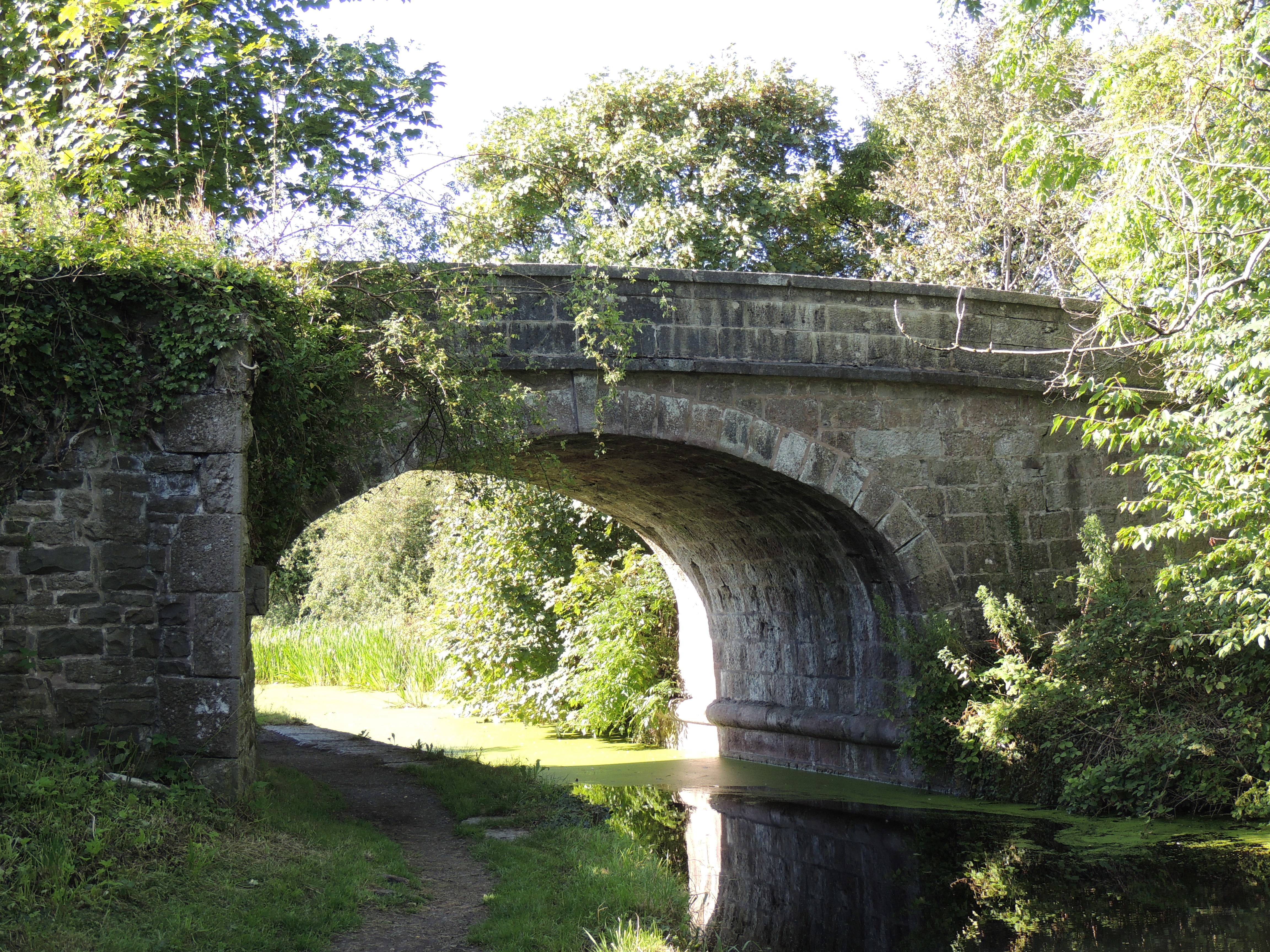 Crooklands Bridge, Number 166, over Lancaster Canal. By John Fletcher, circa 1818, from the designs by John Rennie.