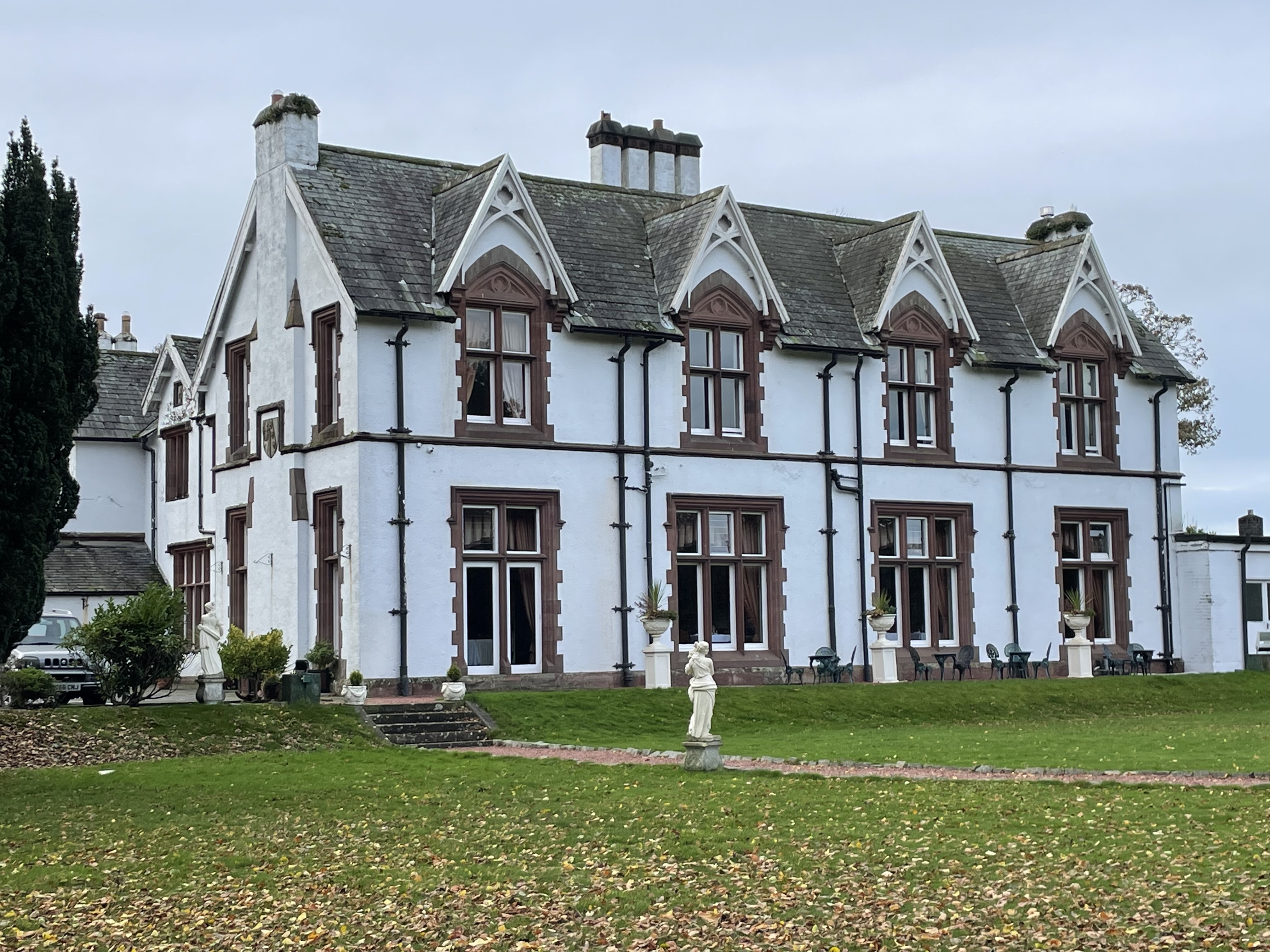 The Flosh (now Ennerdale Country House Hotel Cleator Moor) Owners Thomas  and David Ainsworth created iron and cloth