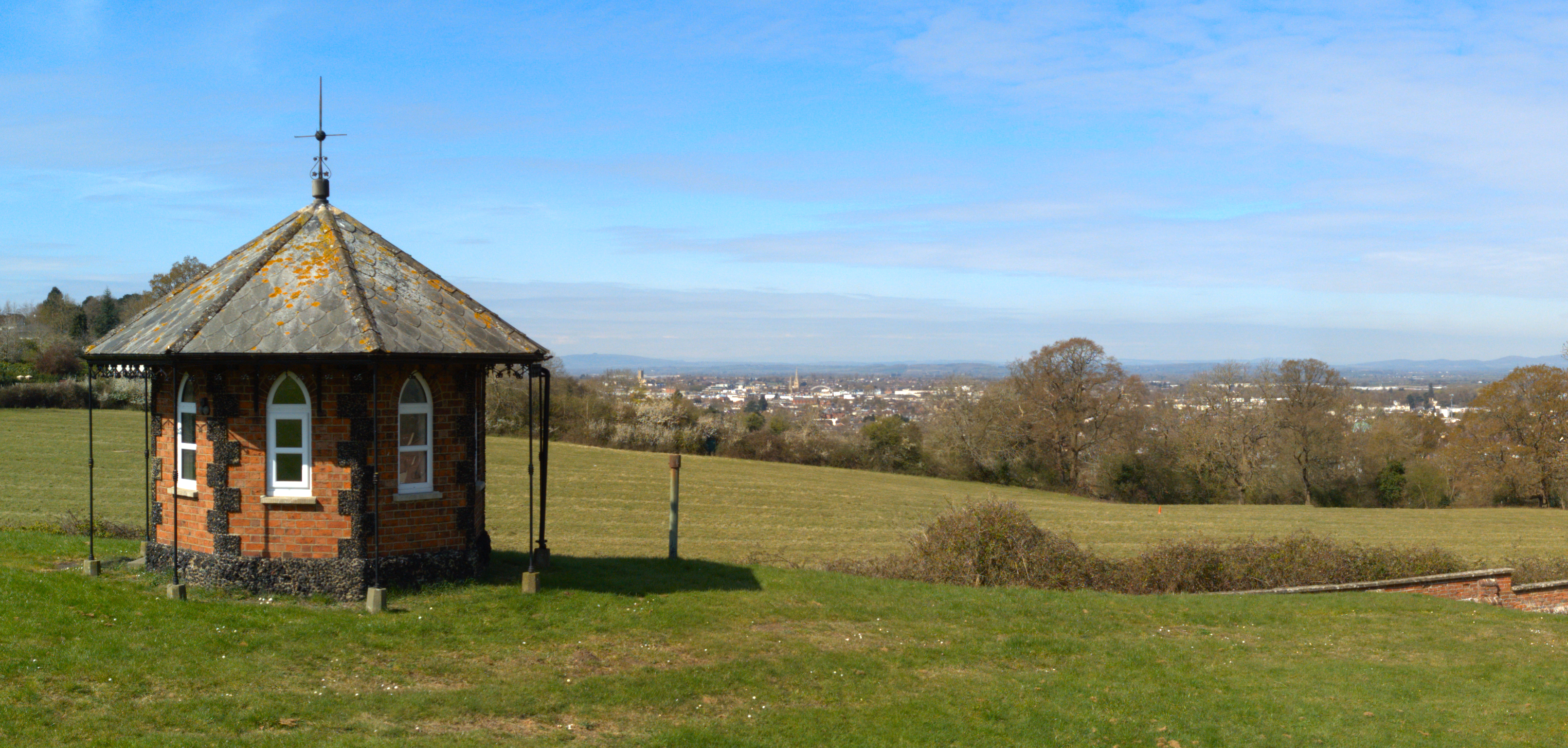 Example of the Pavilion's prominent position, with views across Cheltenham.