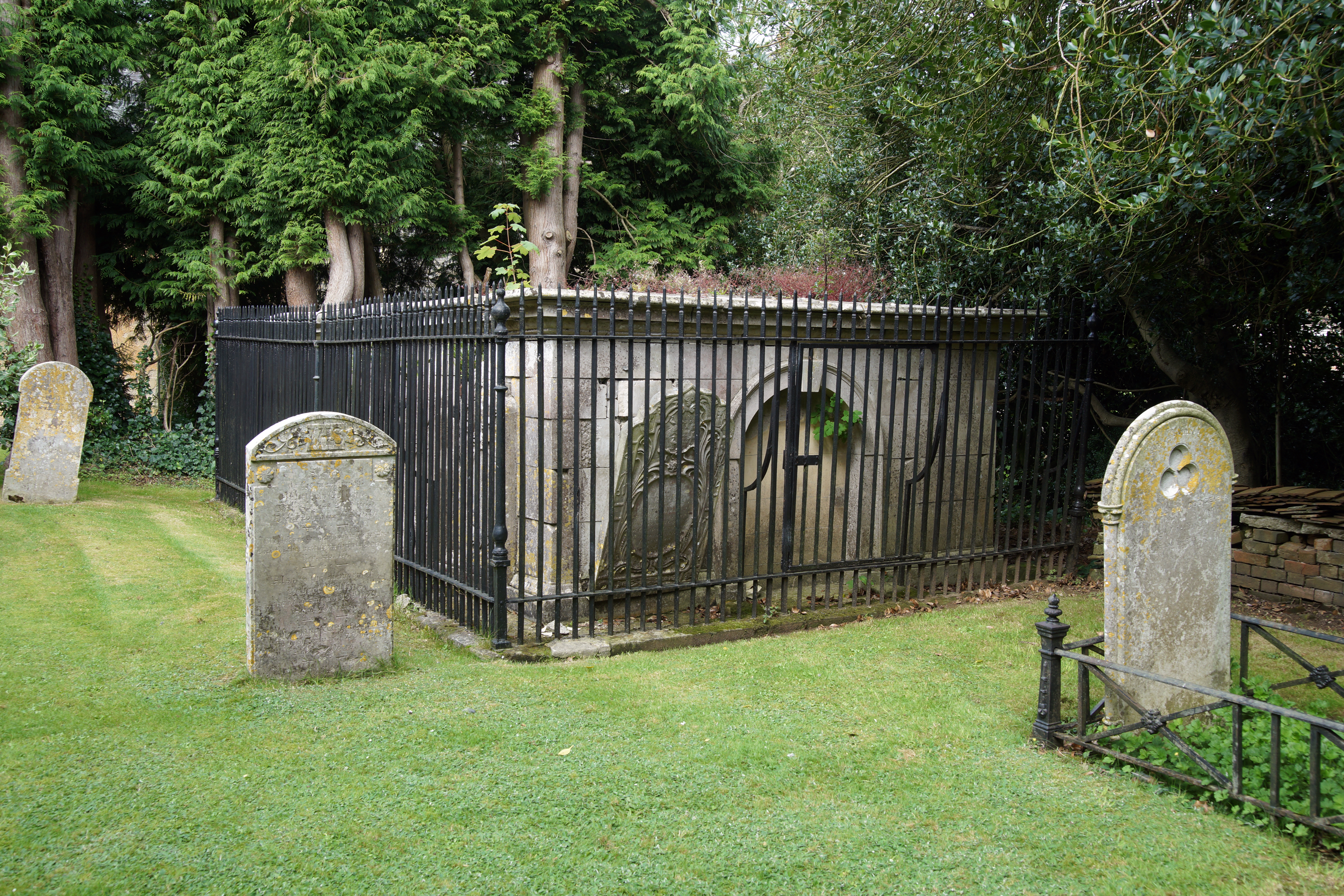 Mausoleum from the end