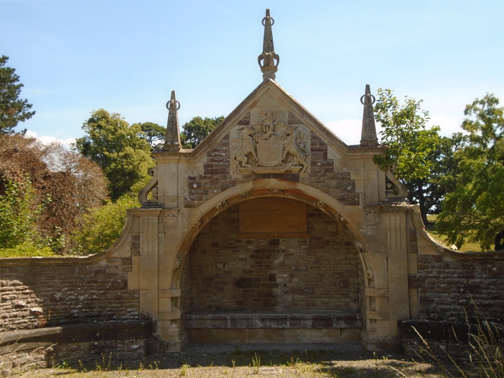 The Countess Ducie memorial seat.