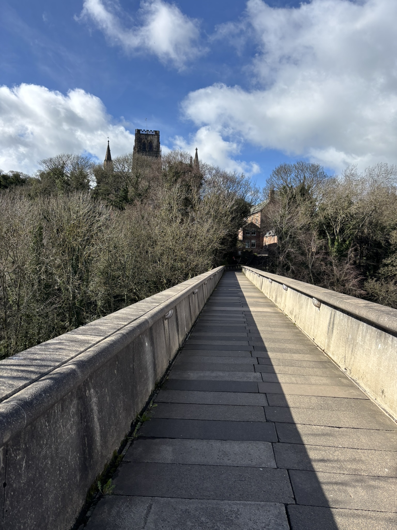 Kingsgate Bridge, looking north-west, towards the cathedral.