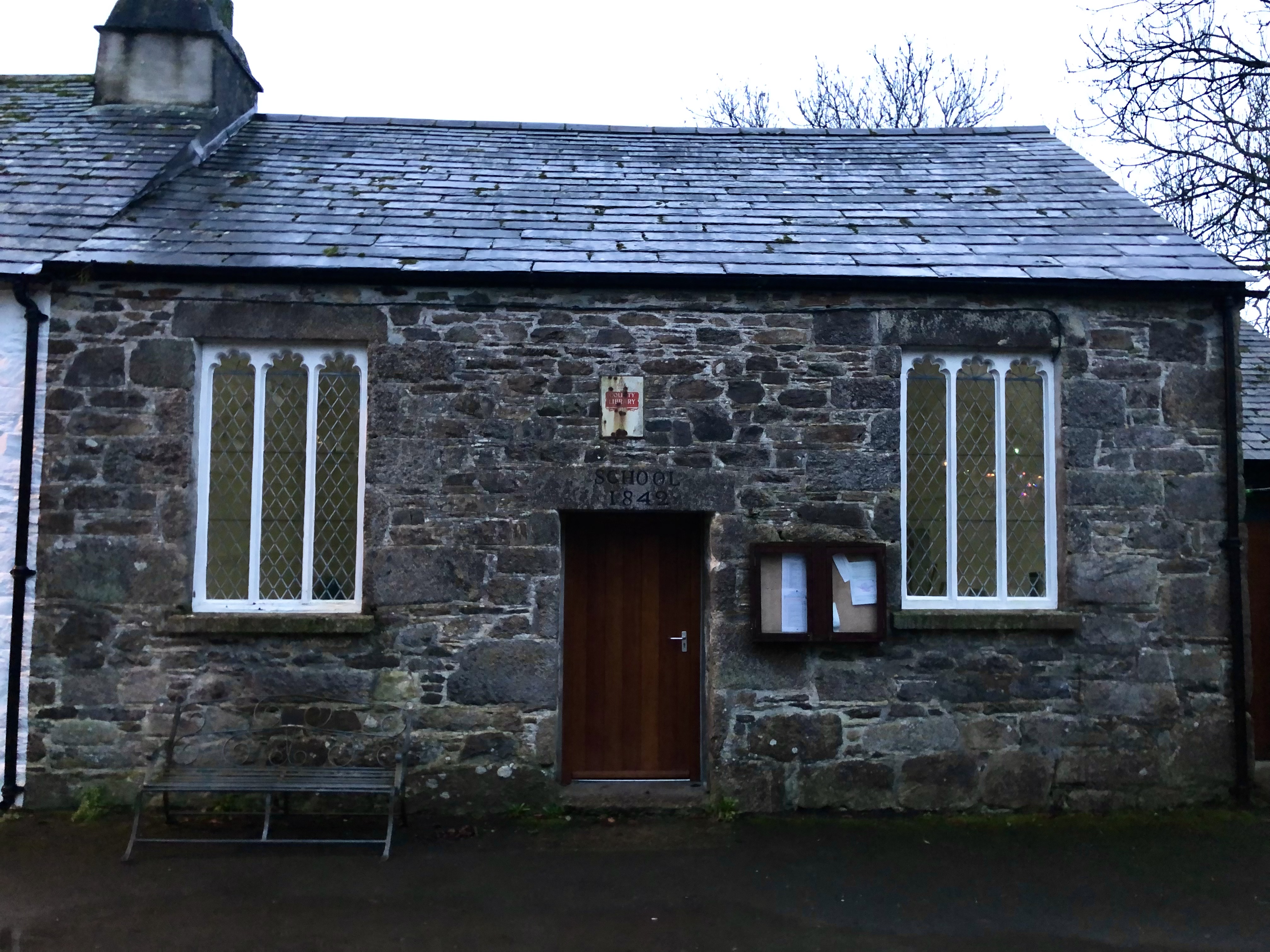 Old School photographed from the roadside