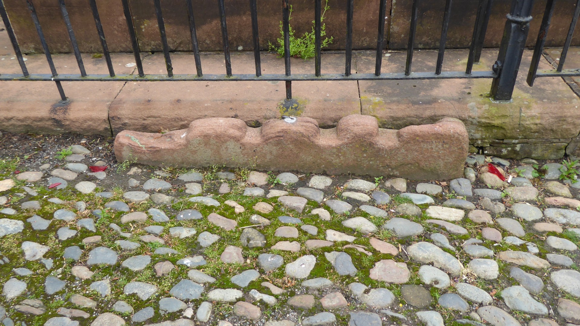 Village Stocks, West Side of War Memorial