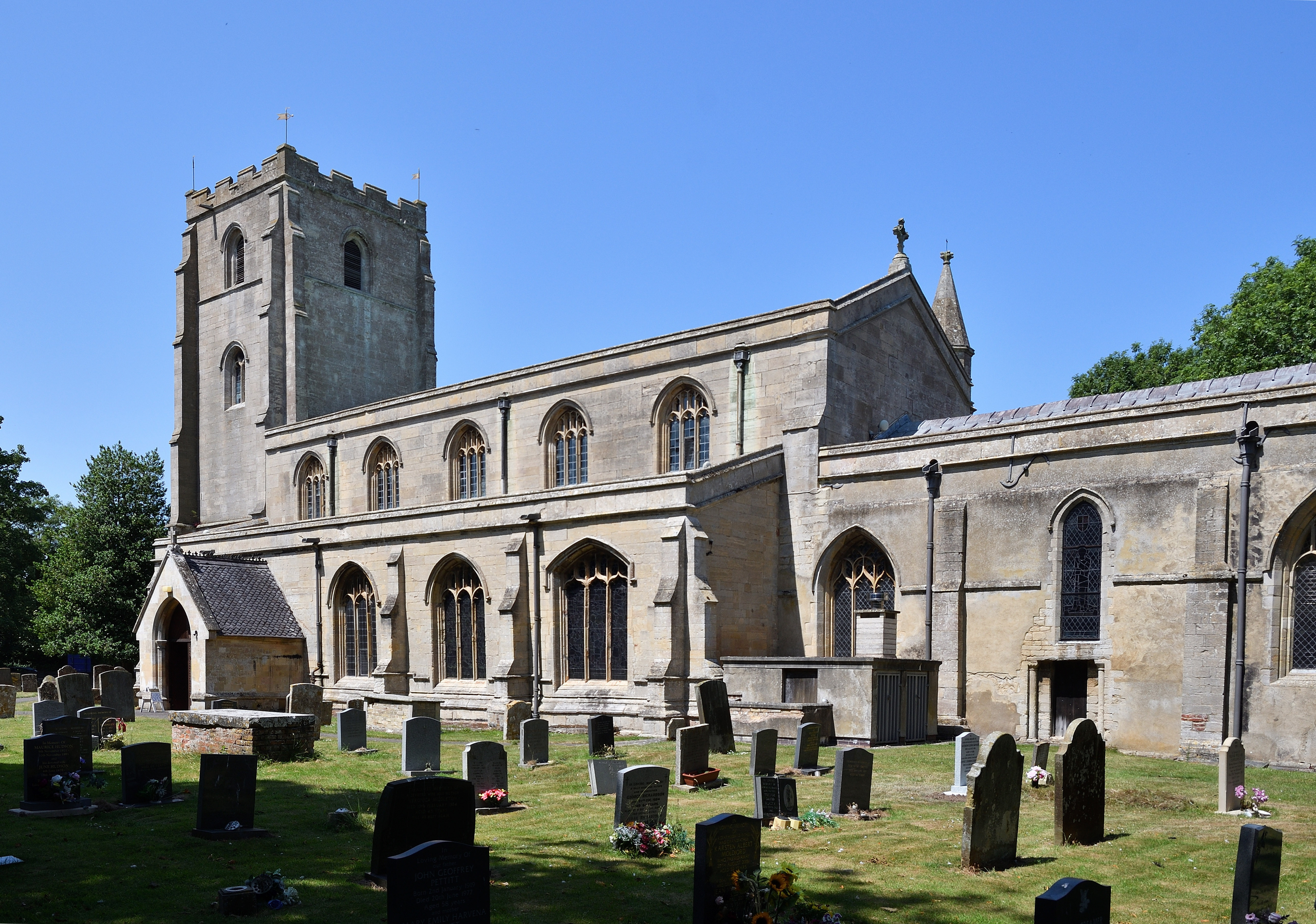 Church of St Guthlac from the east, 19-06-2025