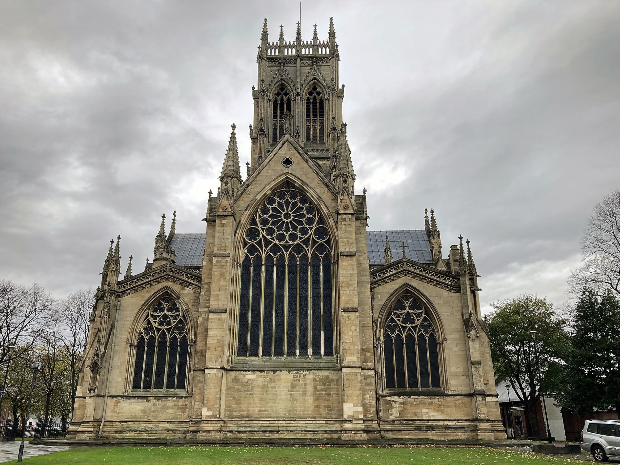 The east end of the church.