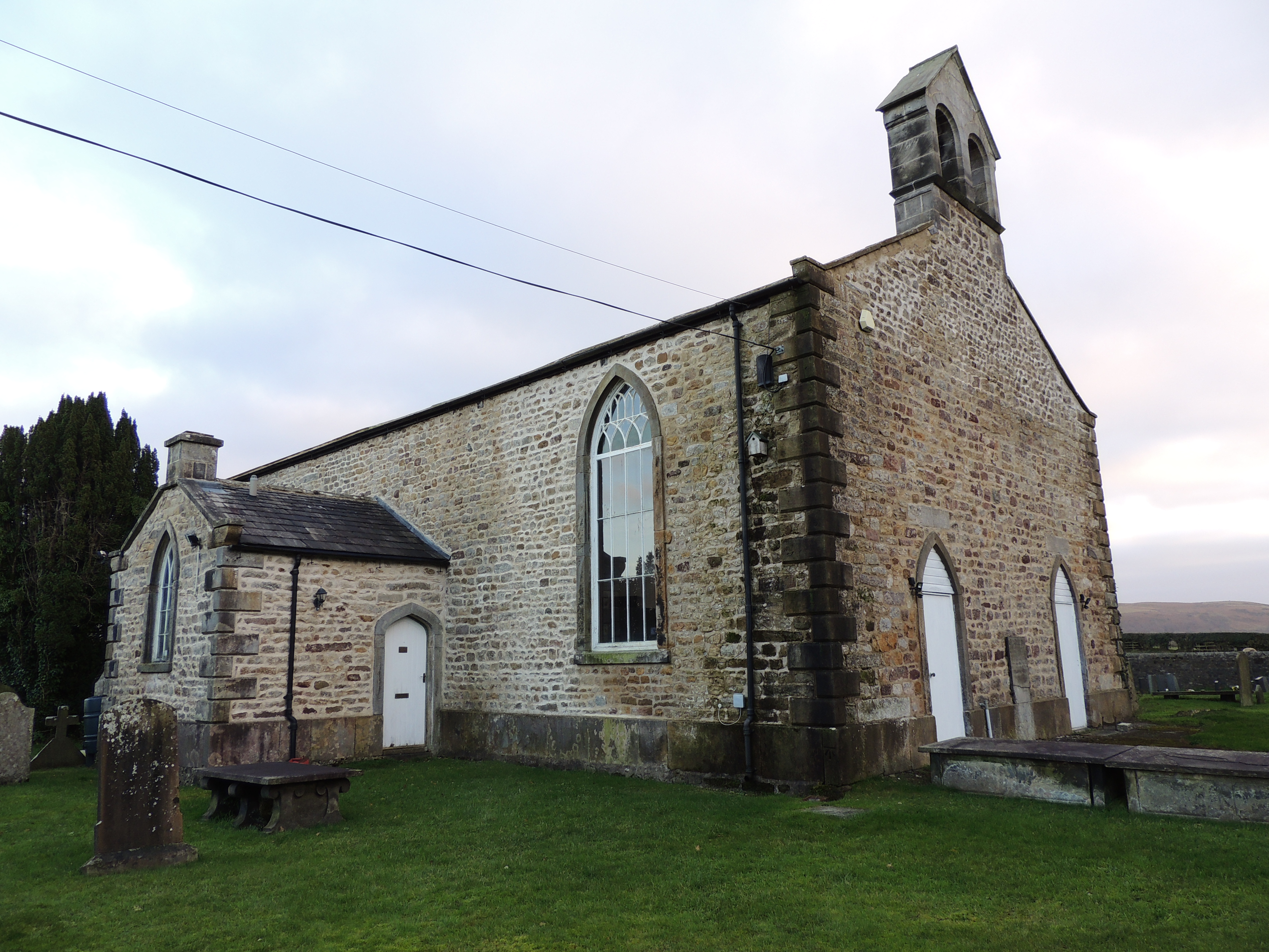 The Church of St Paul, built in 1805. A former church, in Forton, Shireshead, that was later used as meeting room. 