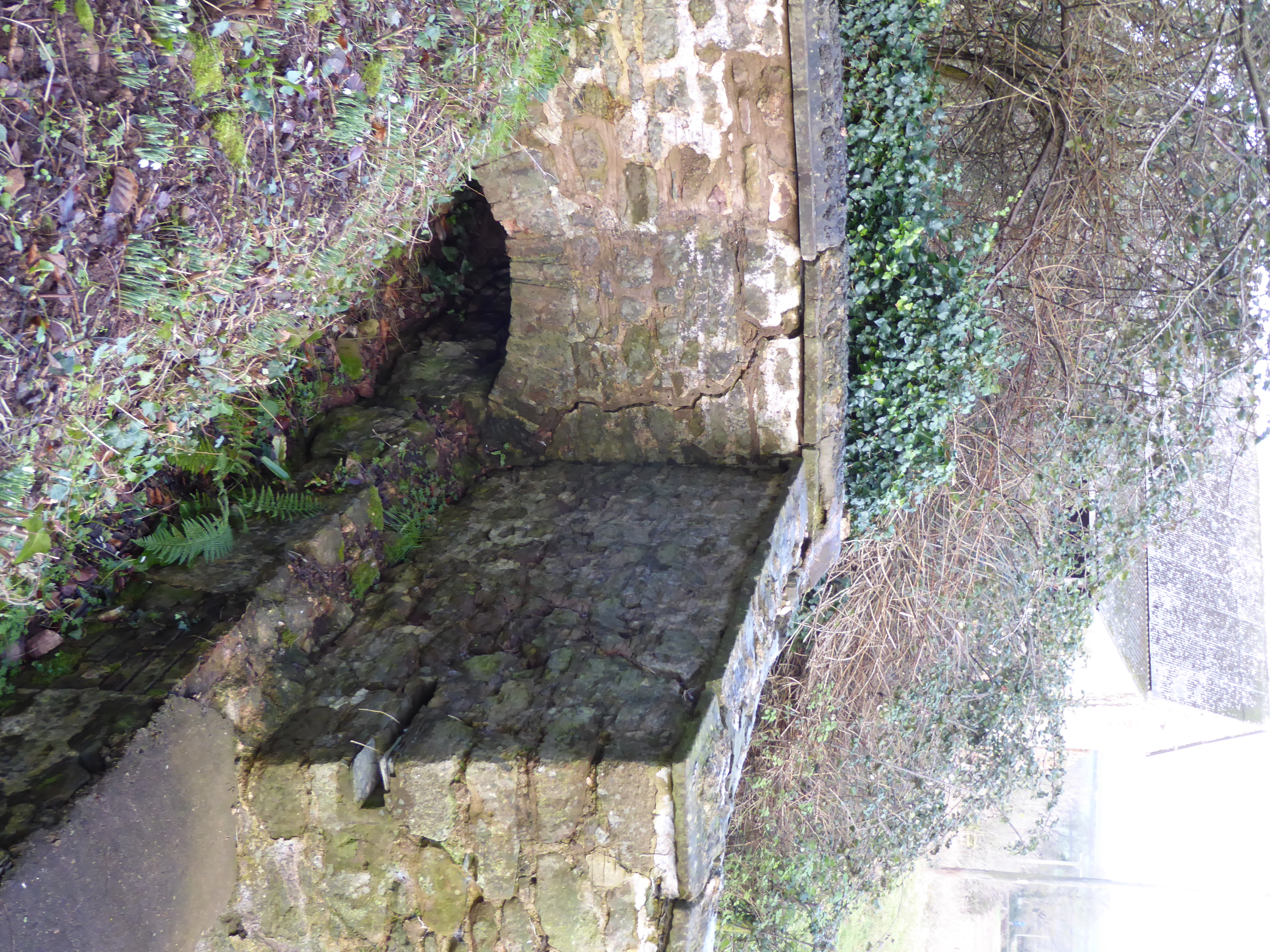 Where mill-leath enters 