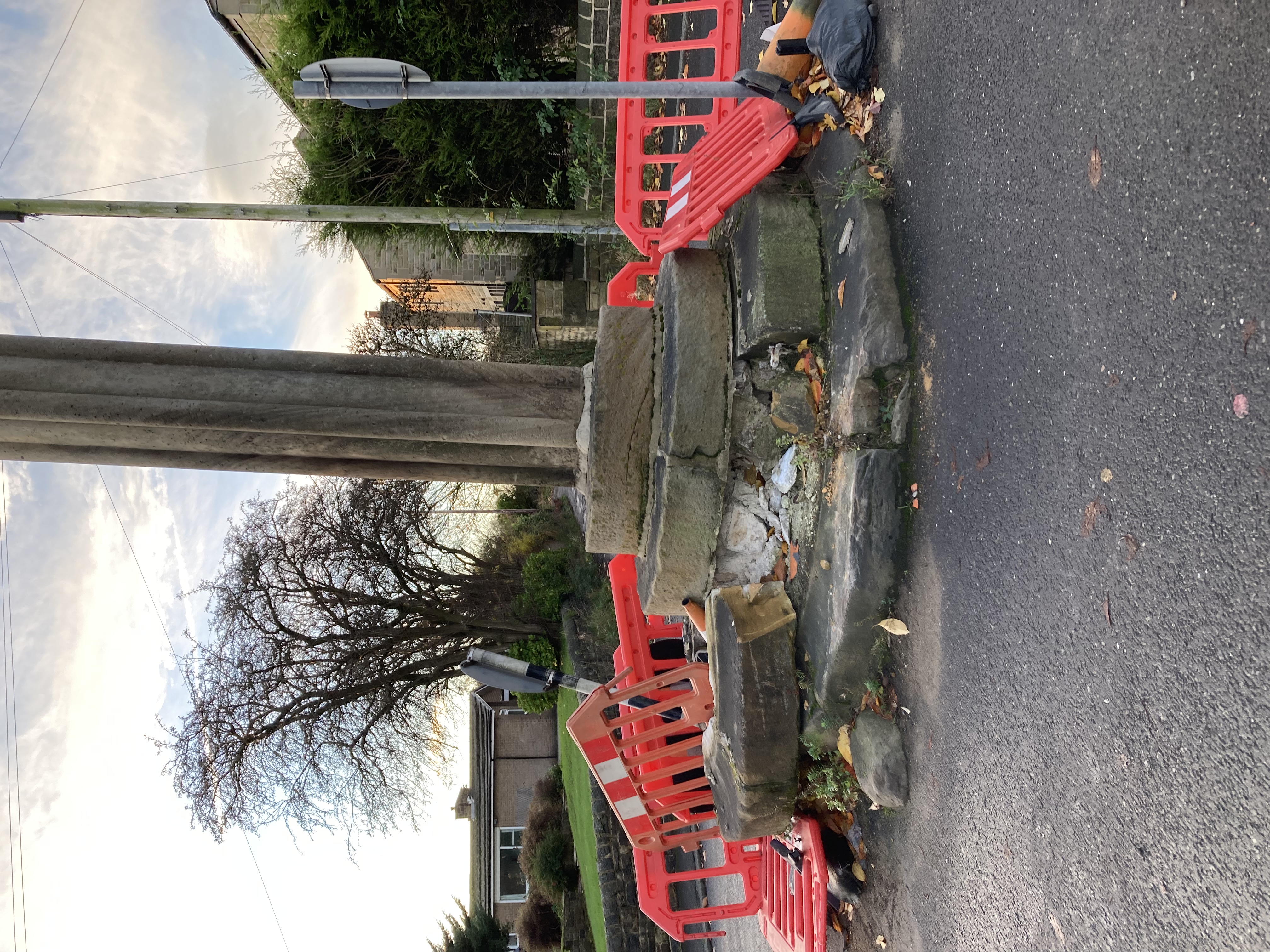 This Cross has stood here since 1703 without ever being hit until May 2021.