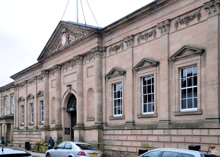 THE OLD SHIRE HALL AND LAW COURTS, Warwick - 1184979 | Historic England