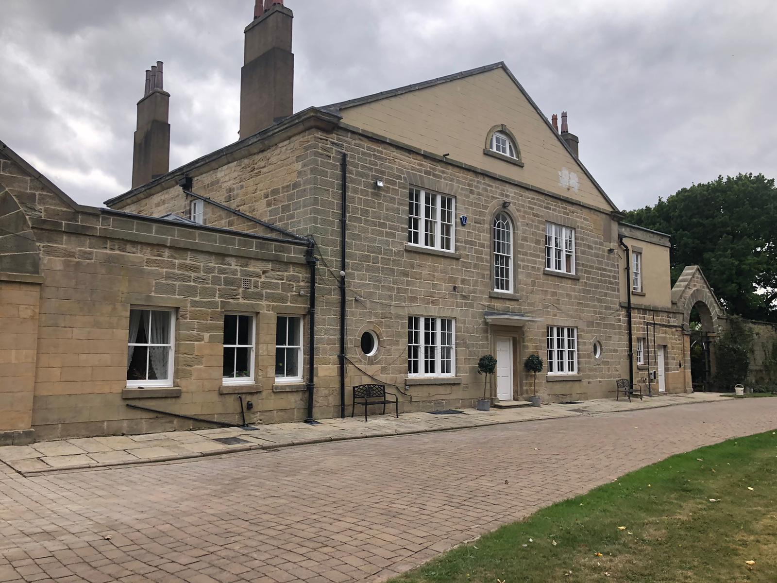 Hot lime pointing undertaken by the Yorkshire Lime Company Ltd