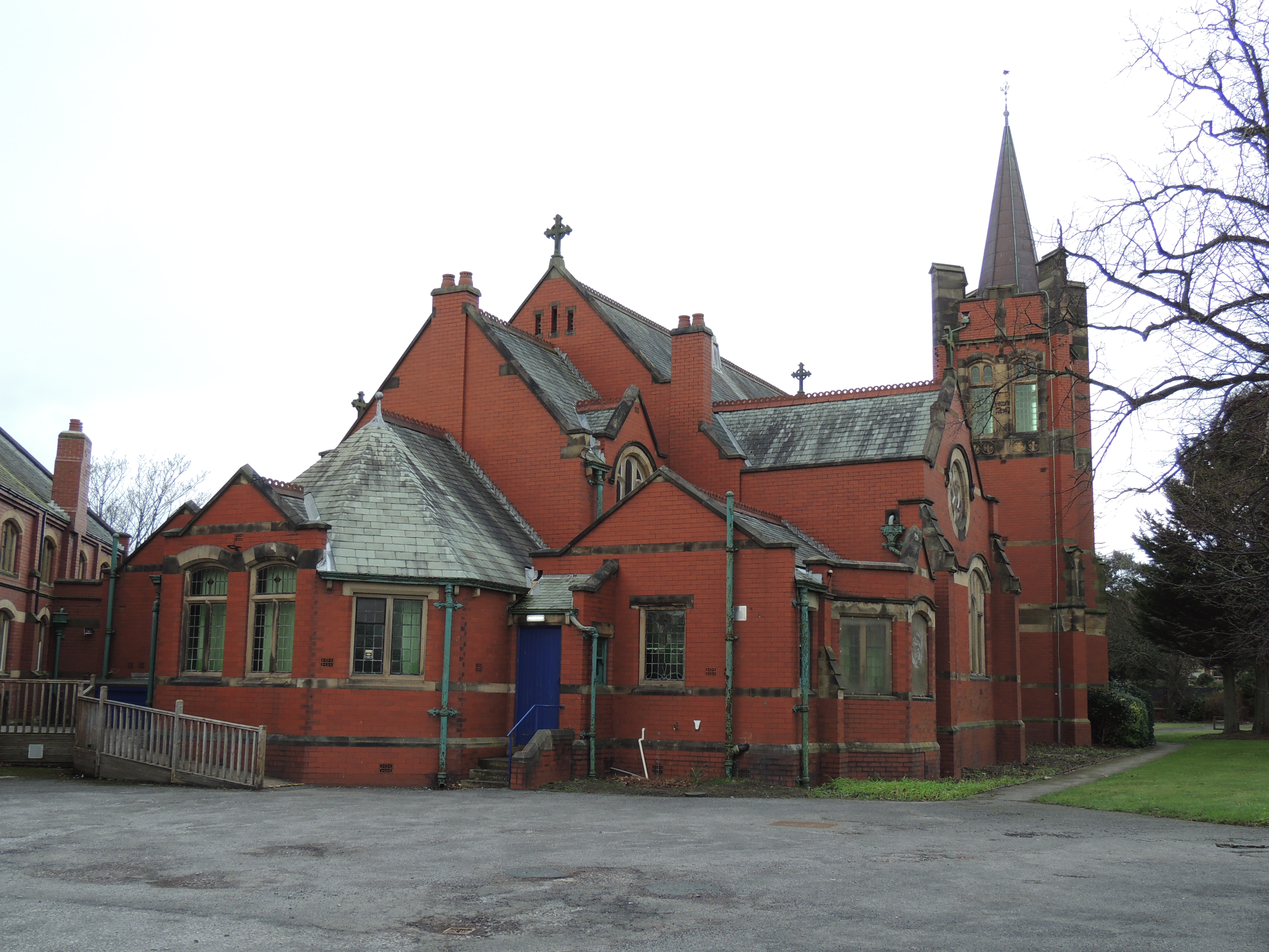 Ansdell Baptist Church. Dated 1908 over west doorway. 