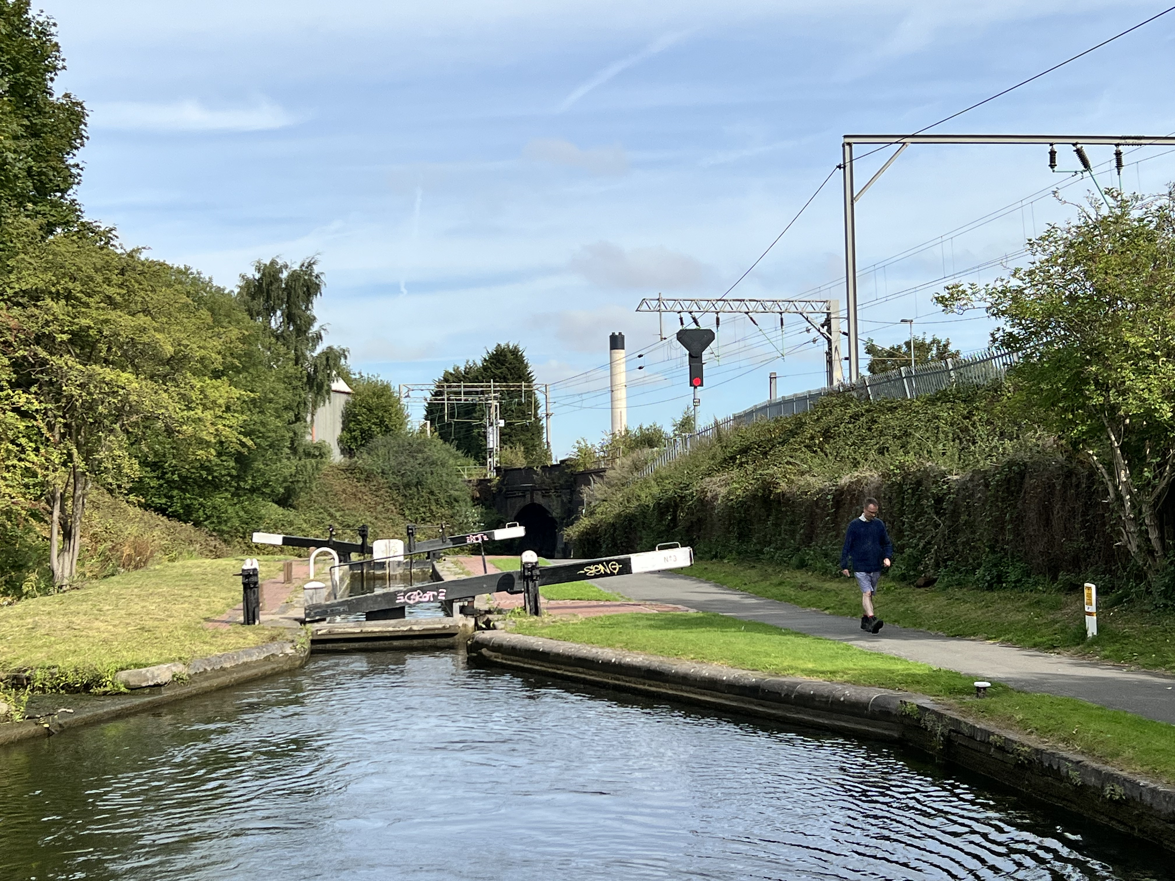 Birmingham Canal Lock No.3.