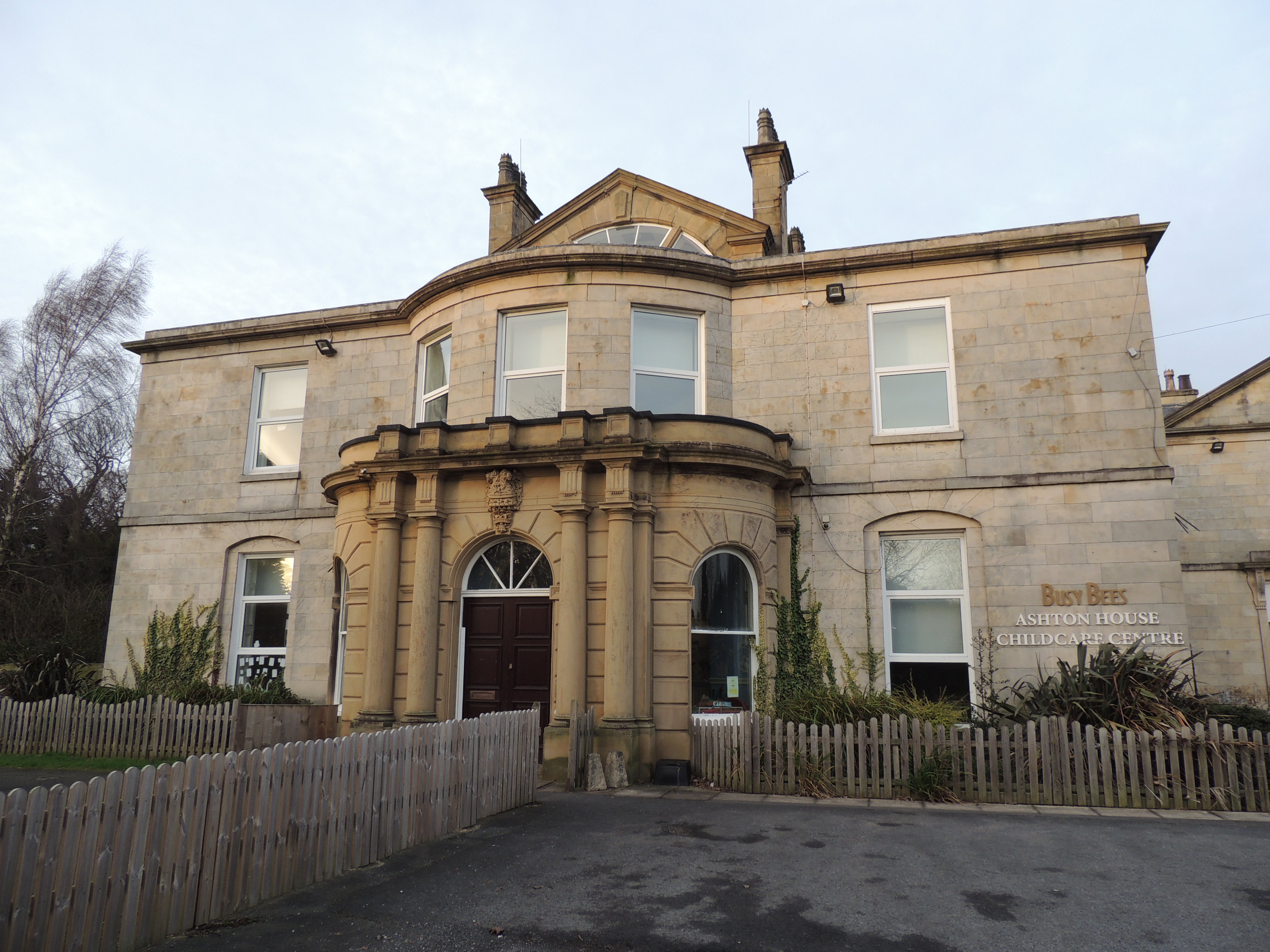 Ashton House, Pedders Lane, Ashton On Ribble, Preston. Large house, now day care centre. Probably circa 1810.