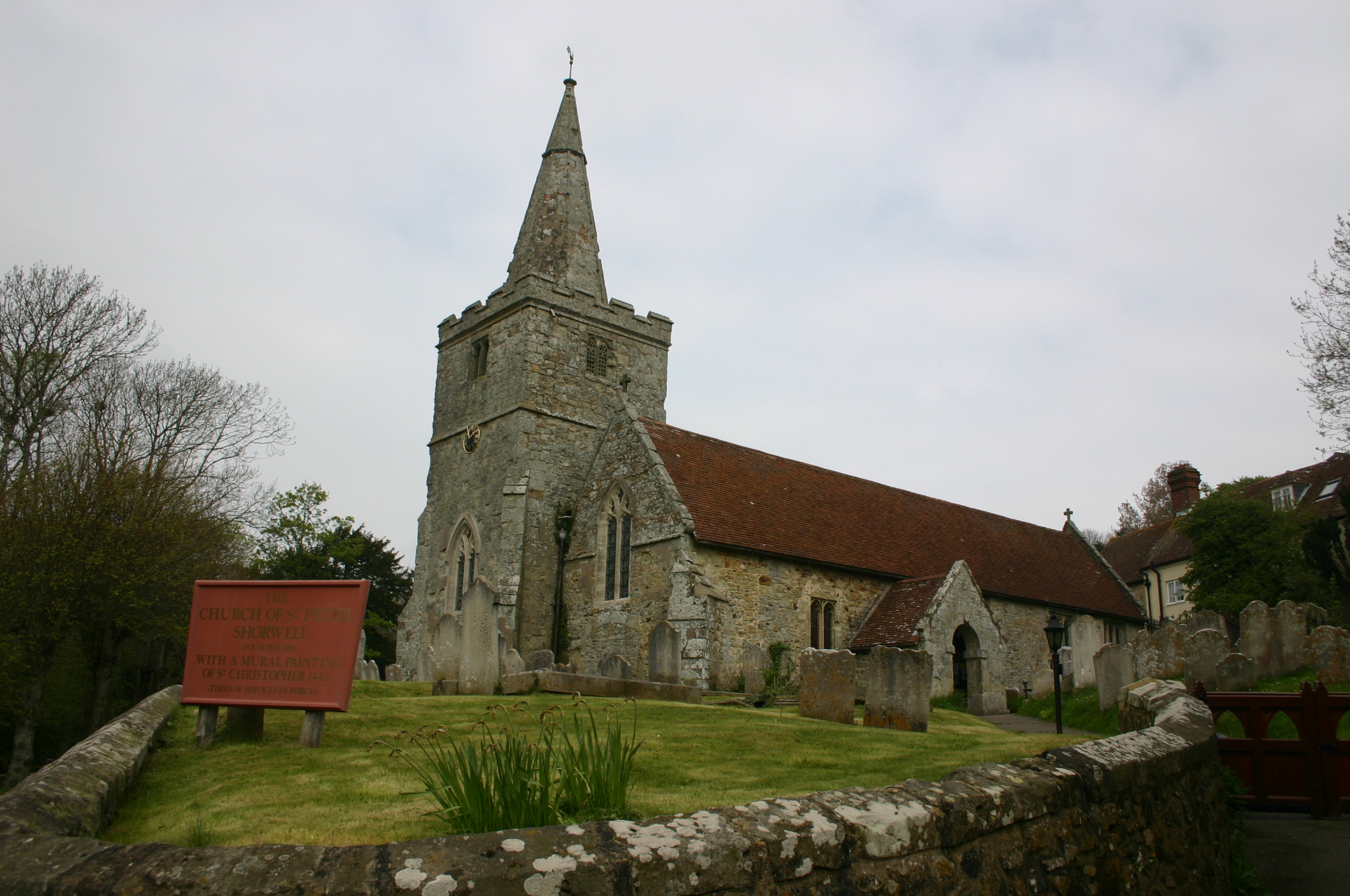 St Peter's Church, Shorwell, Isle of Wight, in 2004