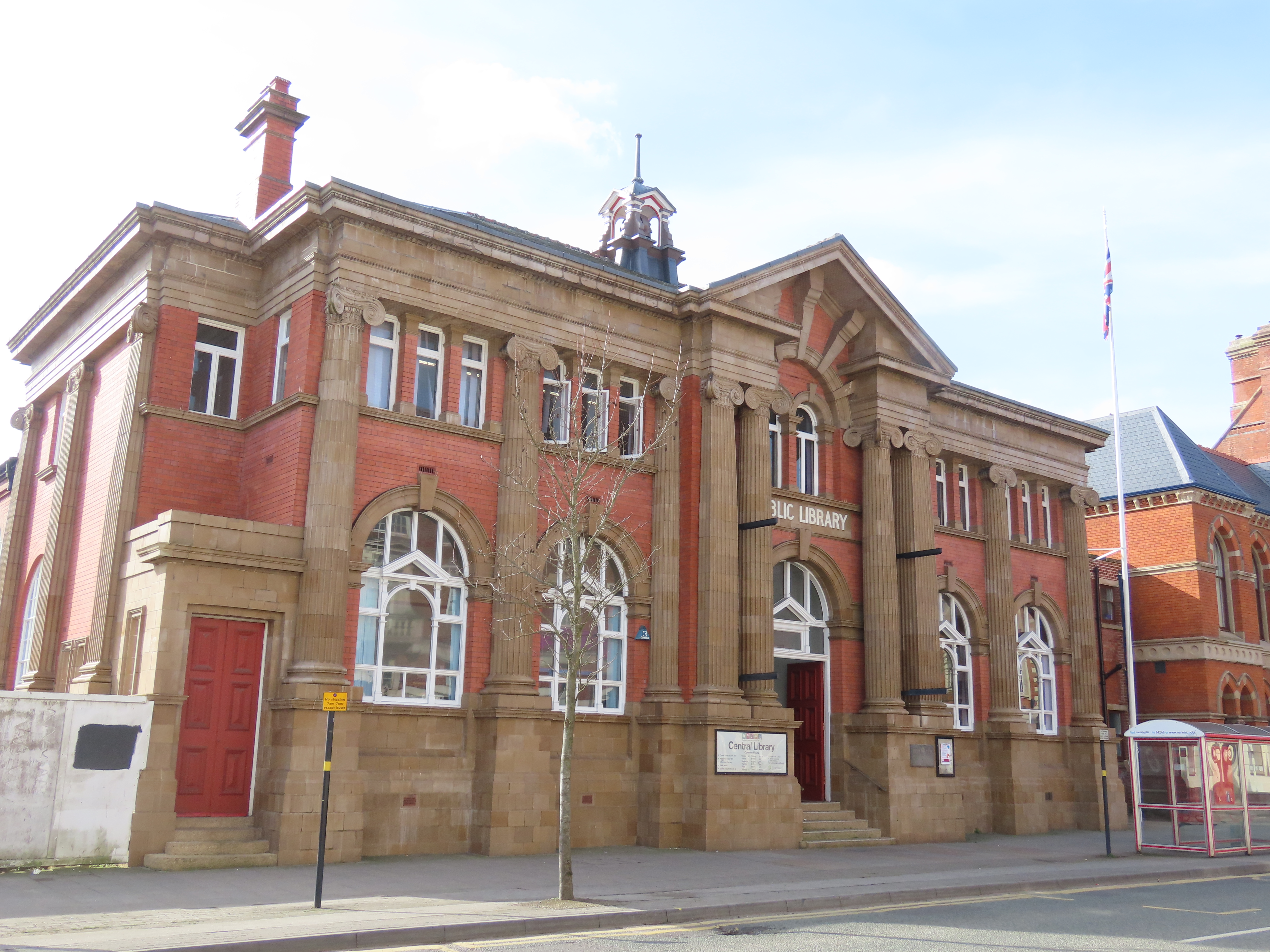 The fully restored West Bromwich Central Library. It's on the High Street in West Bromwich. Restored from 2023 to 2025.