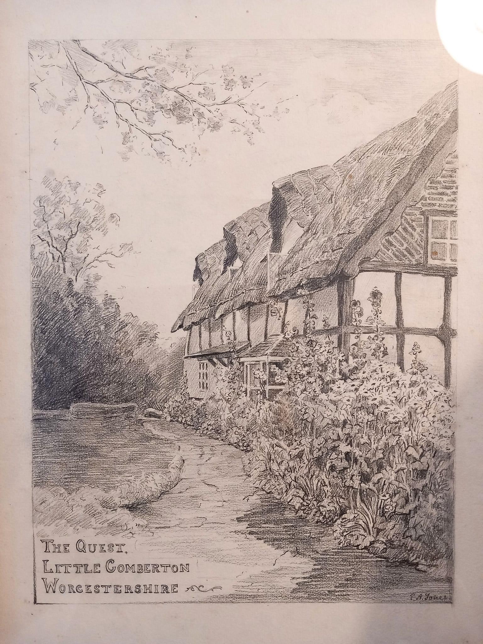 Drawing by AE Jones est. 1930s