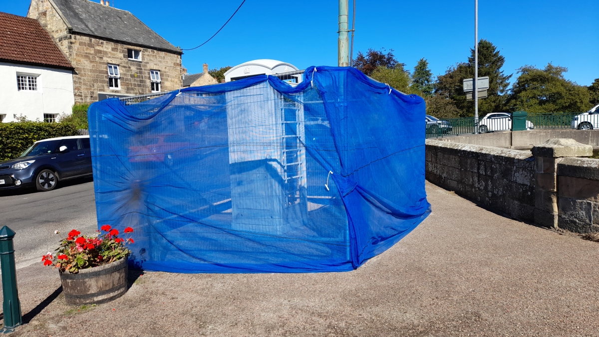 17th Sept 2024 ©Paul Bottomley : thek6project.co.uk, box under restoration, shown here in primer pro to painting back to