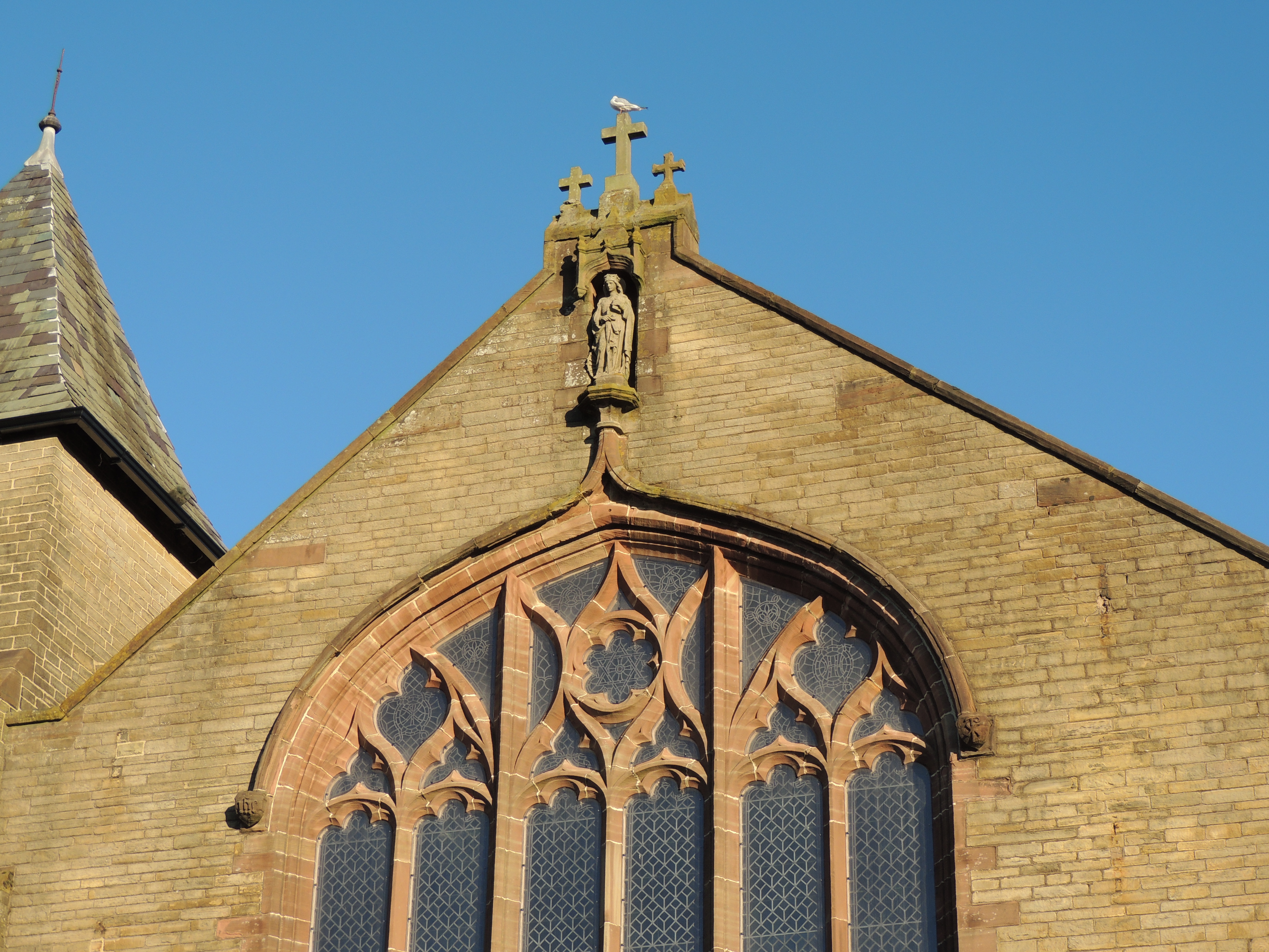 Church of St Catherine with St Alban and St Paul, Todmorden Road, Burnley. An Anglican church by James Medland Taylor.