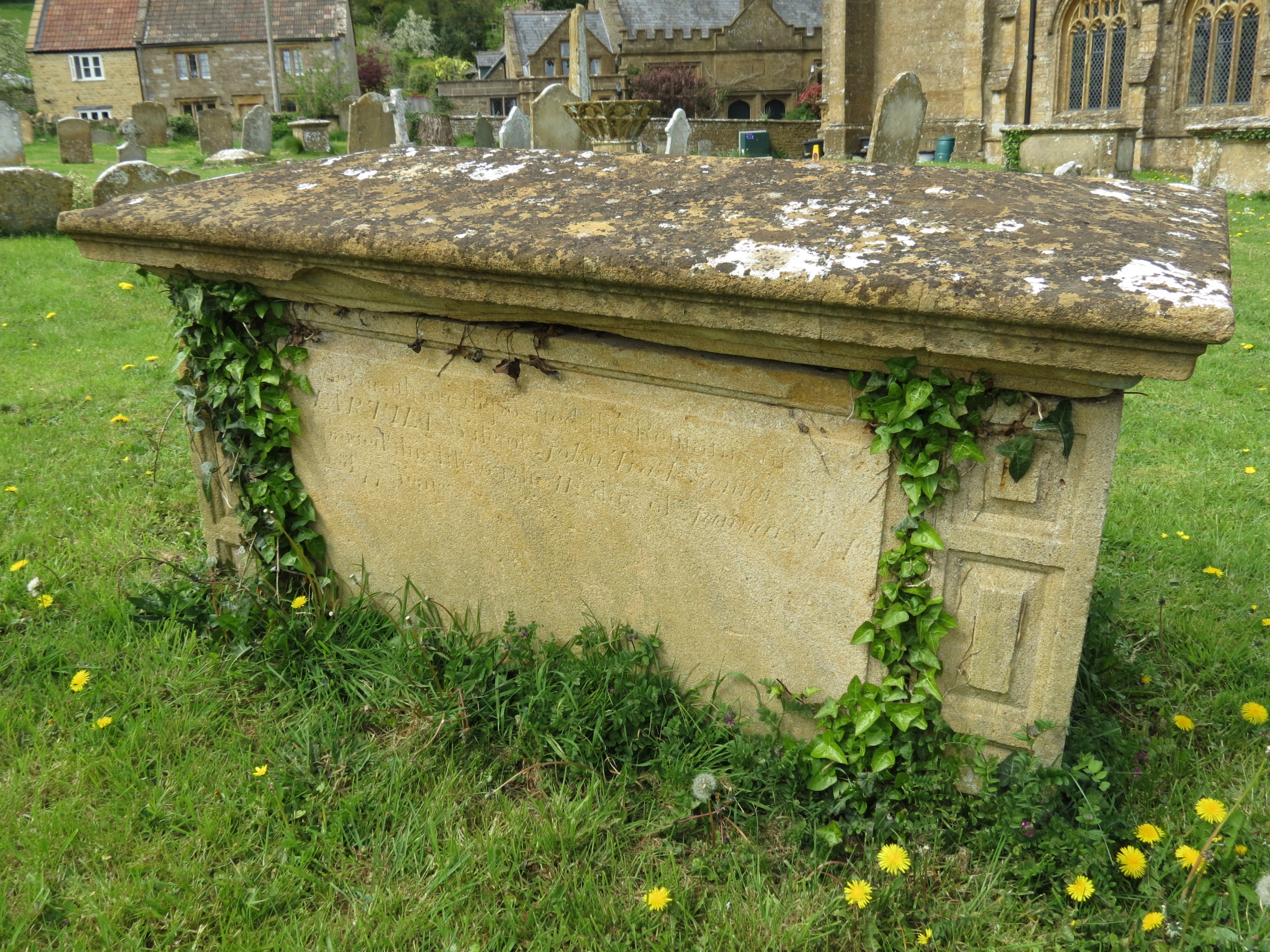 TRASK MONUMENT IN CHURCHYARD ABOUT 16 METRES SOUTH OF SOUTH