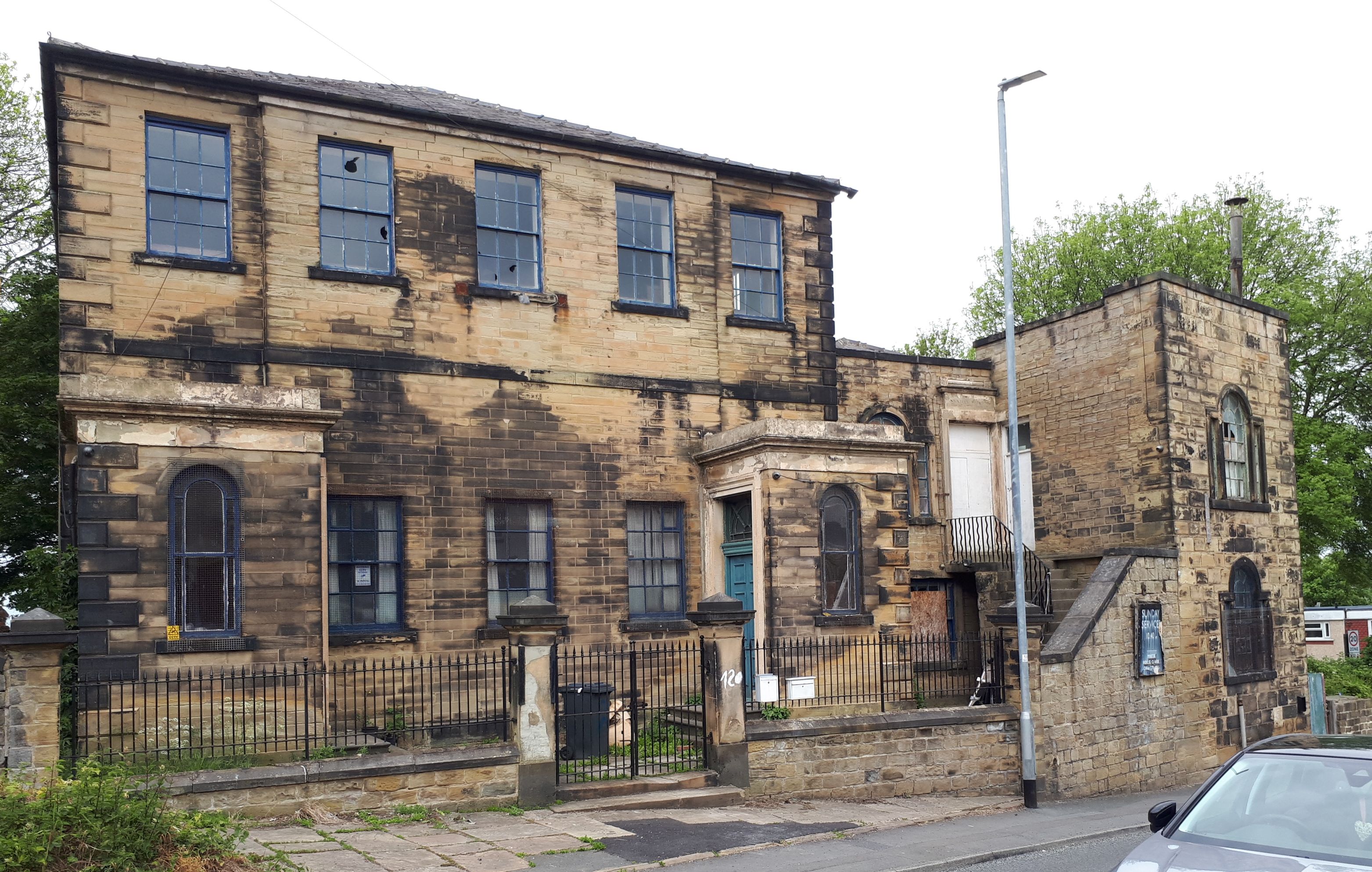 Farnley Hill Methodist Church main elevation