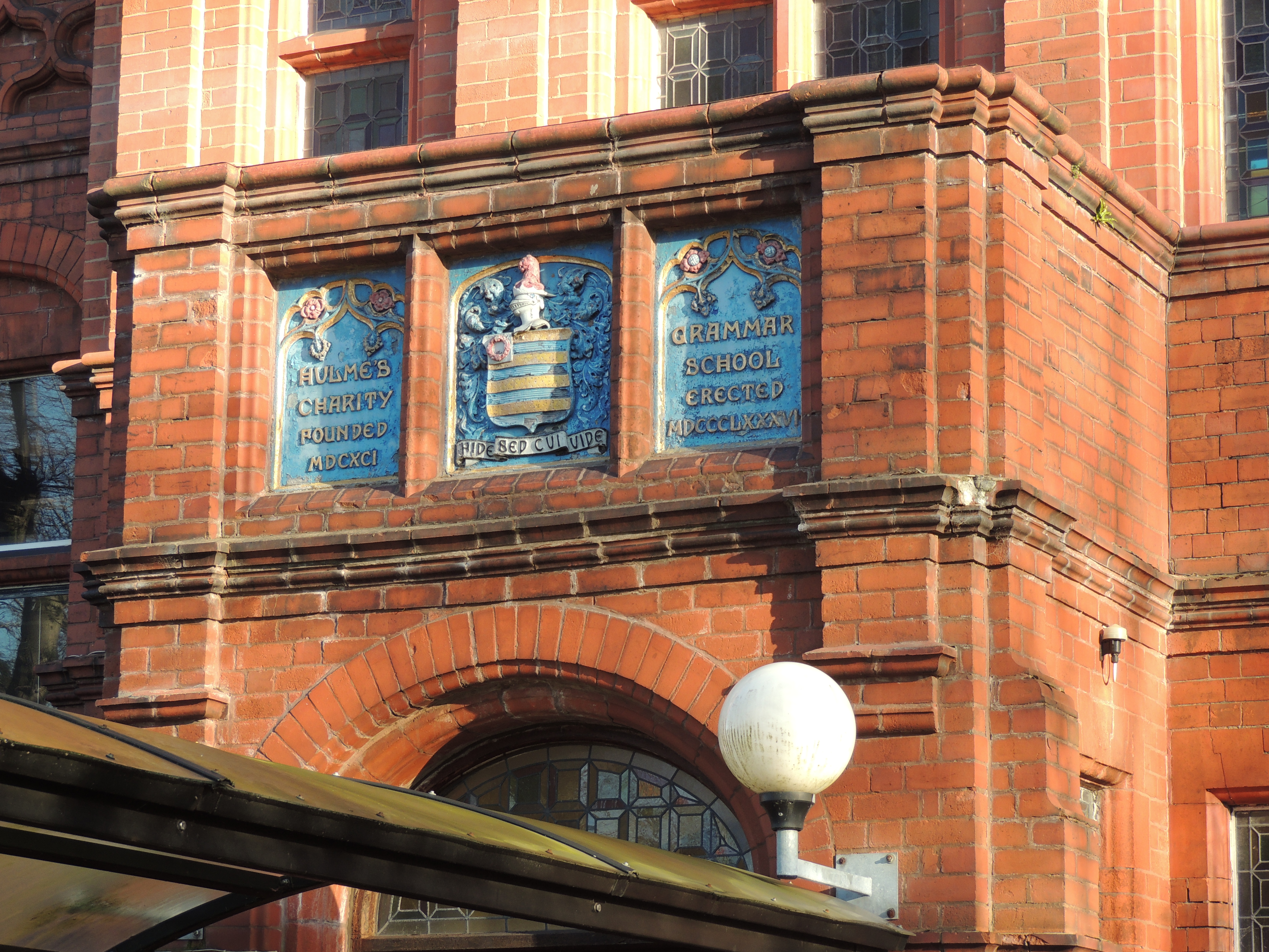 William Hulme Grammar School, Whalley Range. Dated 1886. Designed by A.H.Davies Colley.