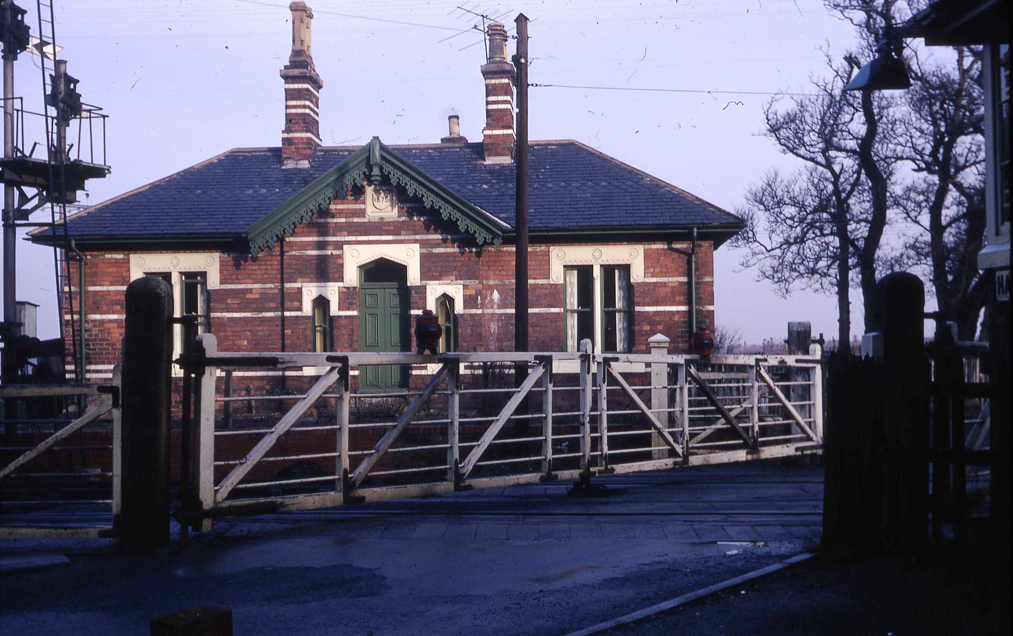 A photograph of the front of the building taken in January 1970
