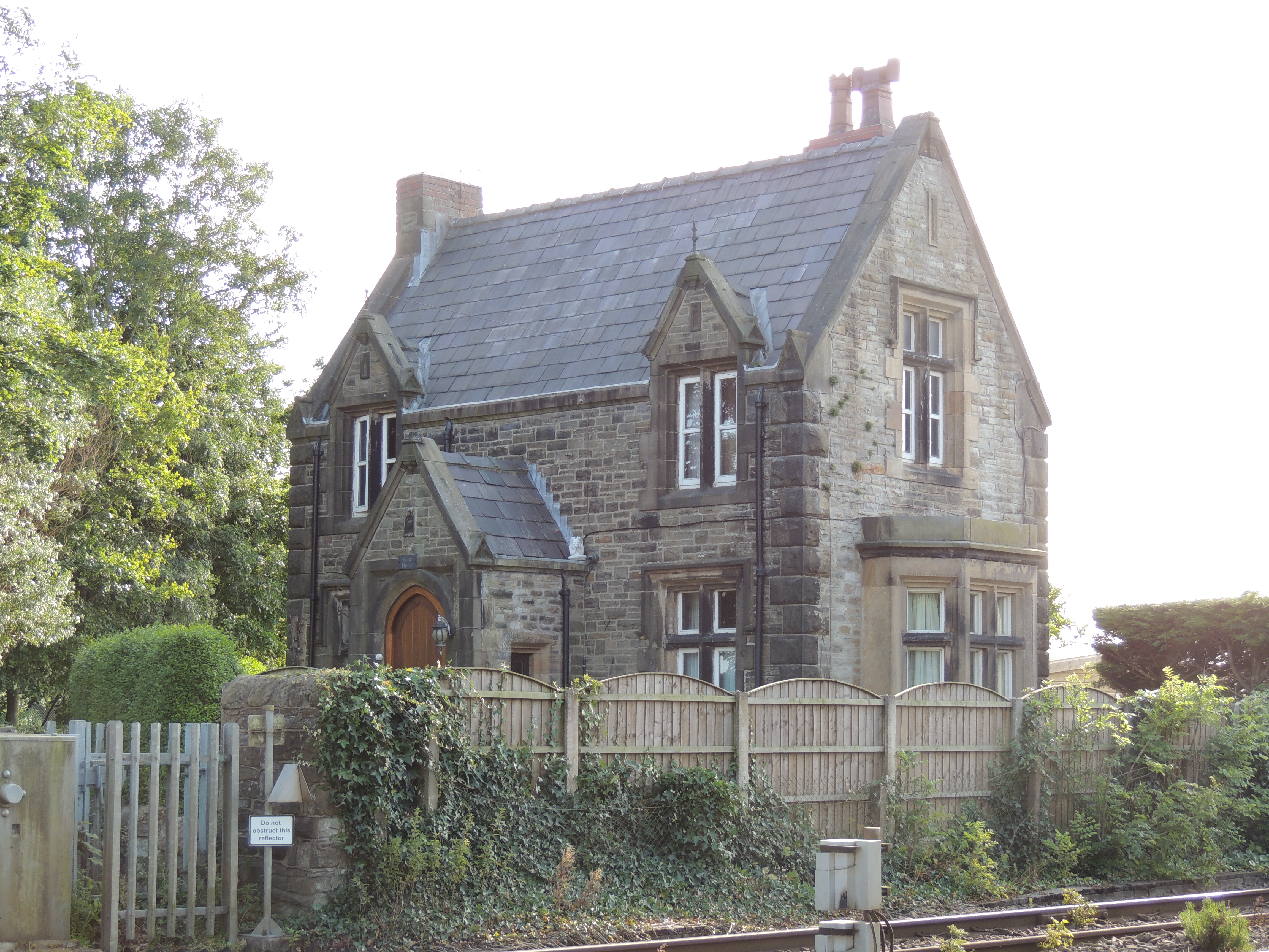 Gate House. Railway level-crossing keeper's cottage. Built circa 1860, for the Manchester and Southport Railway Company.