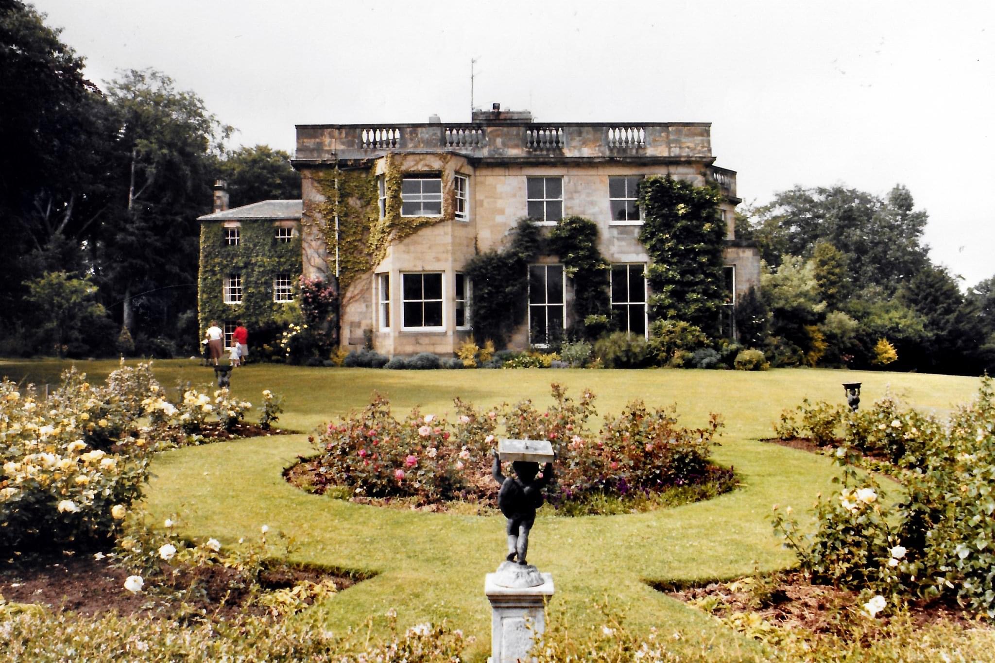 Southill Hall, Plawsworth, c. 35-40 years ago, when open for a day with the National Garden Scheme.