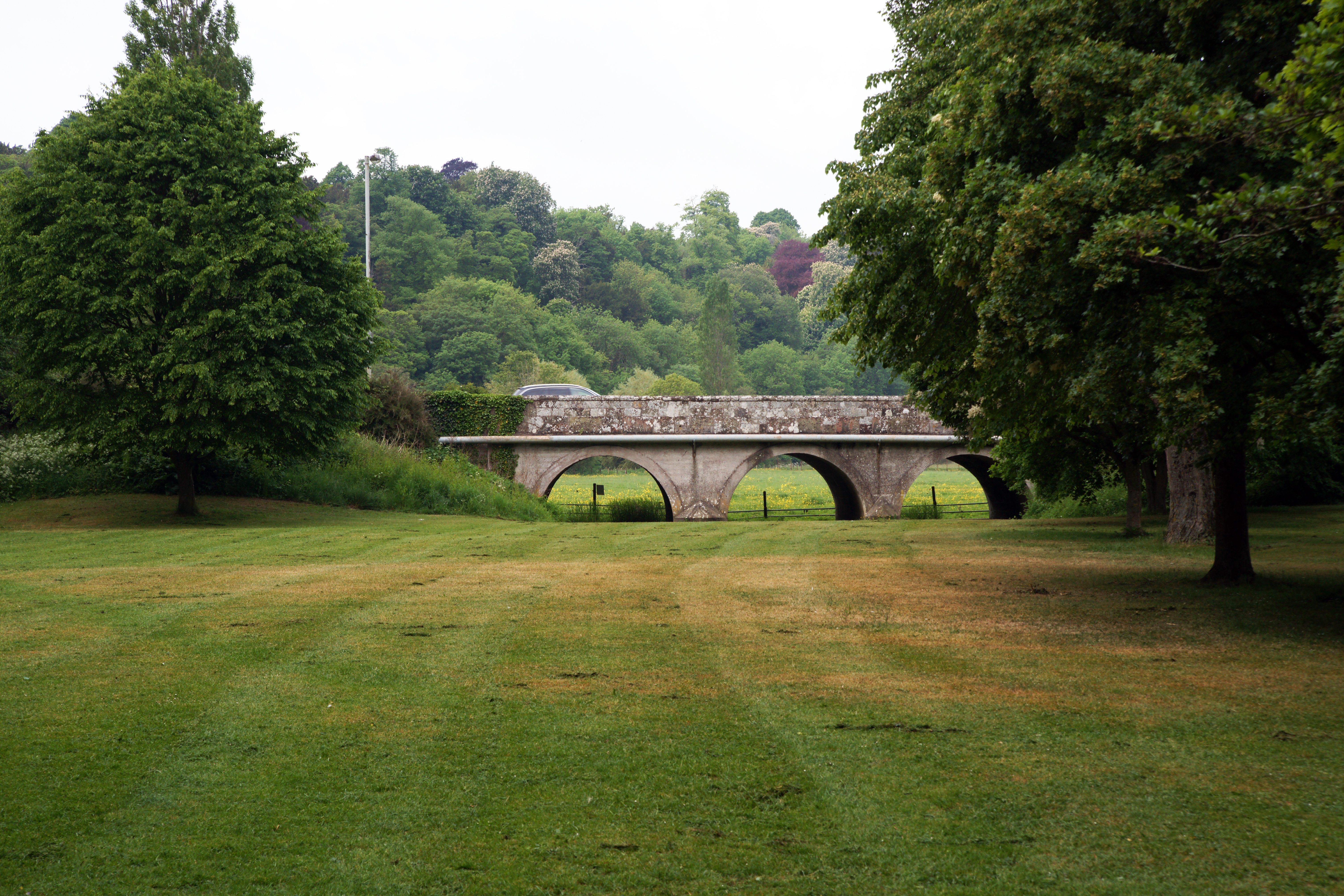 Arches of the bridge(s) from down stream