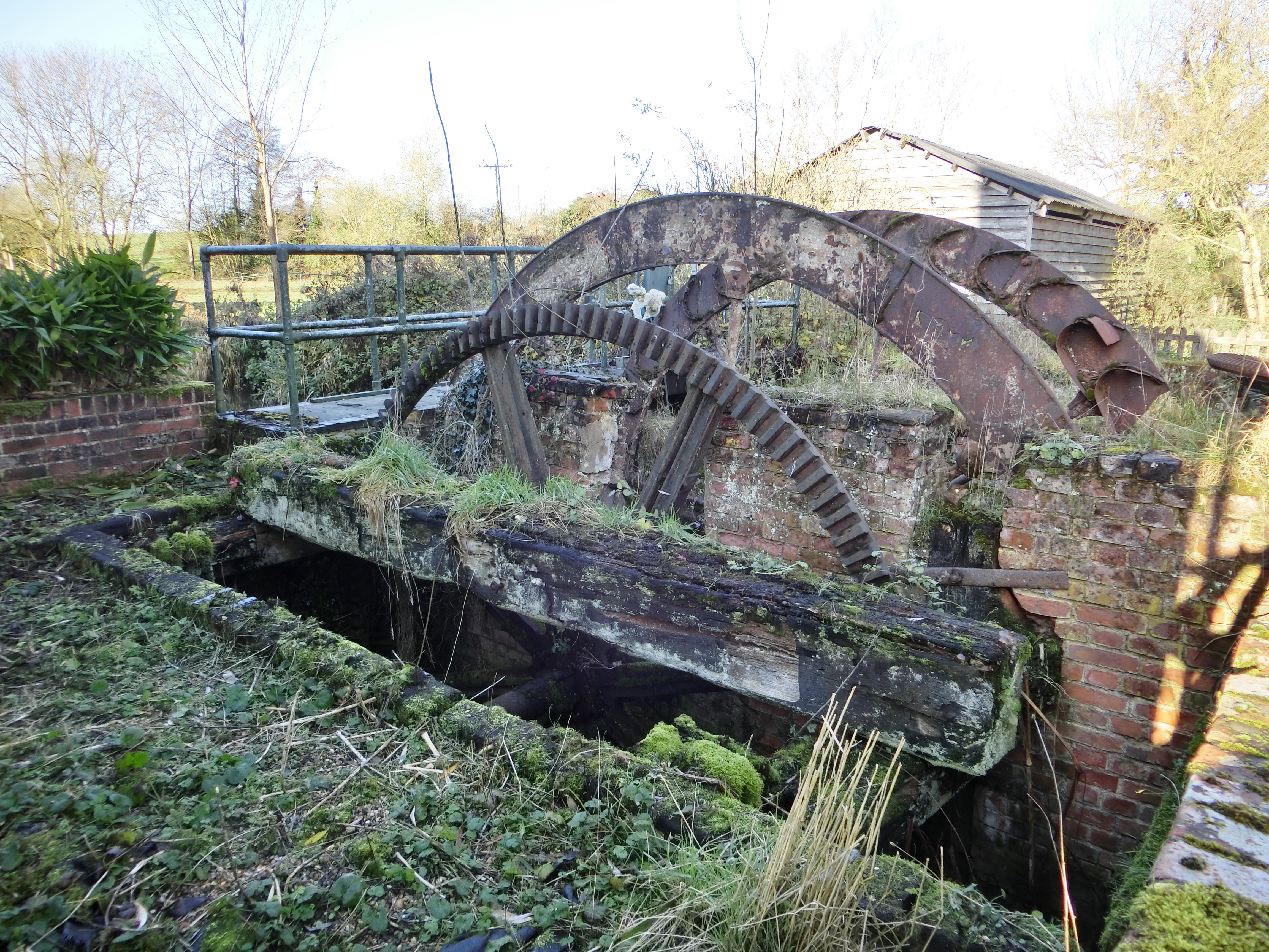 Machinery of former water mill, 2021