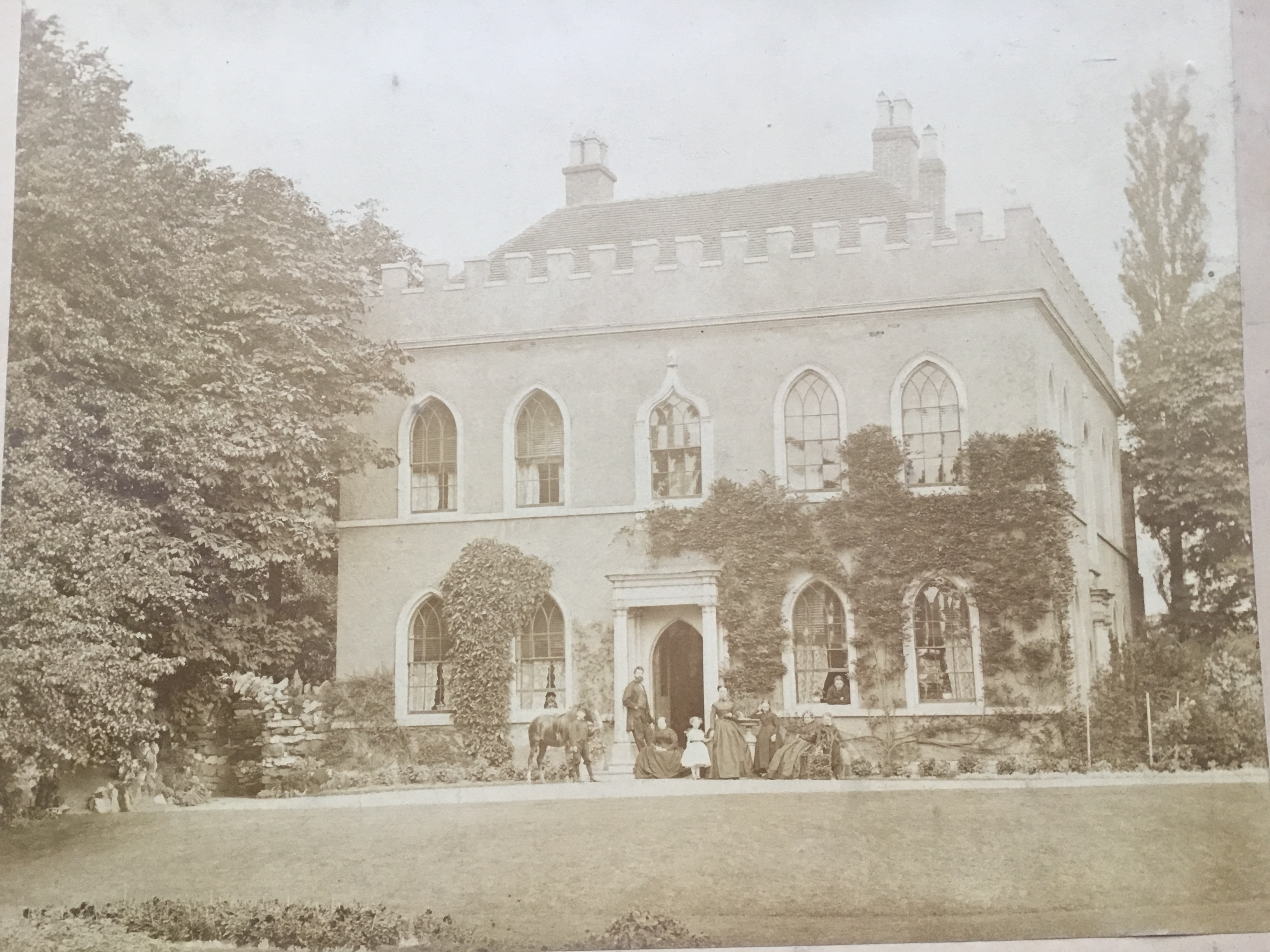 A picture of Fairyfield House in Victorian times. This photo was left in the house when my grandparents moved in. 