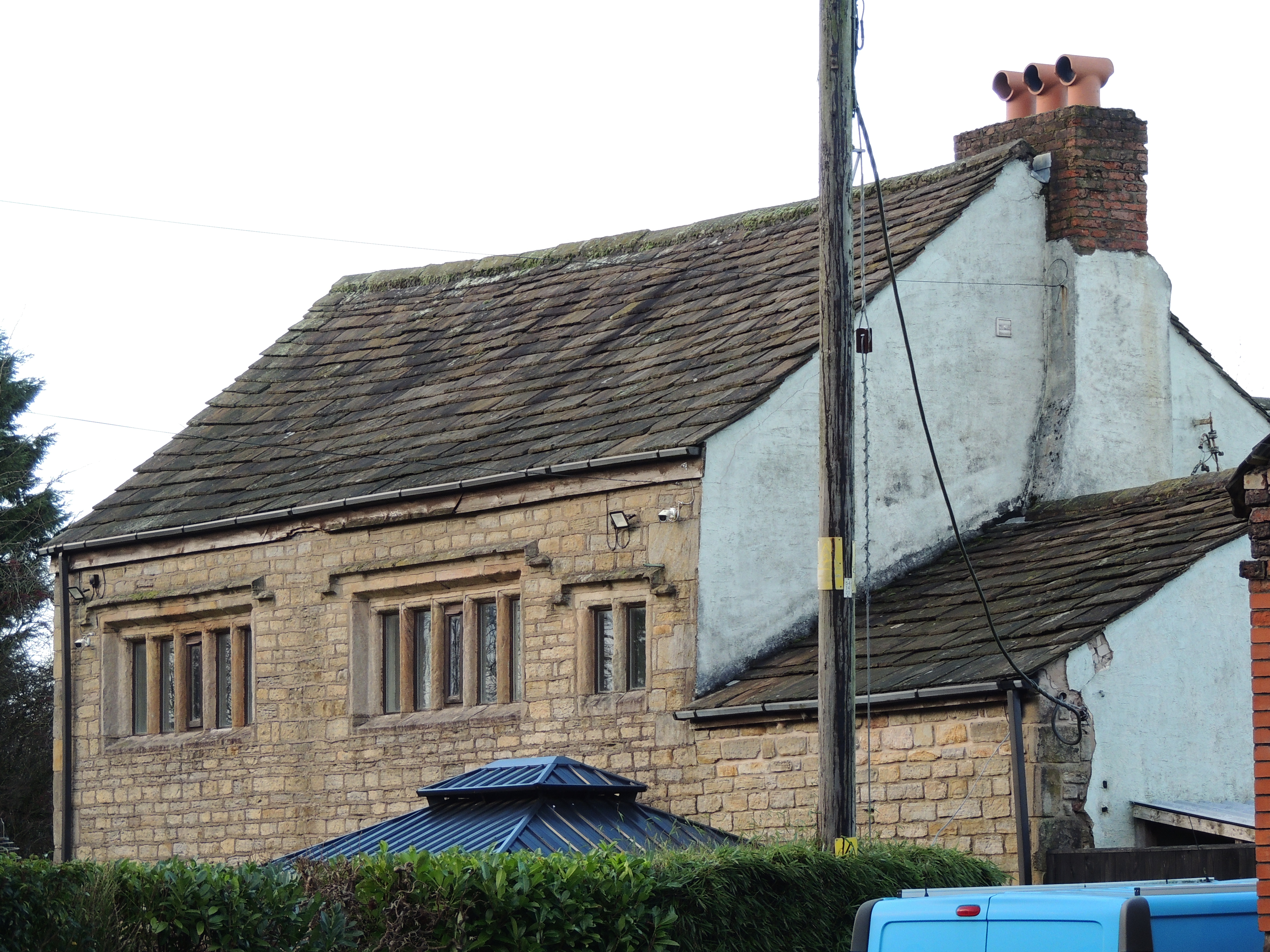 Chisnall House on Croston Lane in Charnock Richard. Formerly listed as Chisnall House Farm.