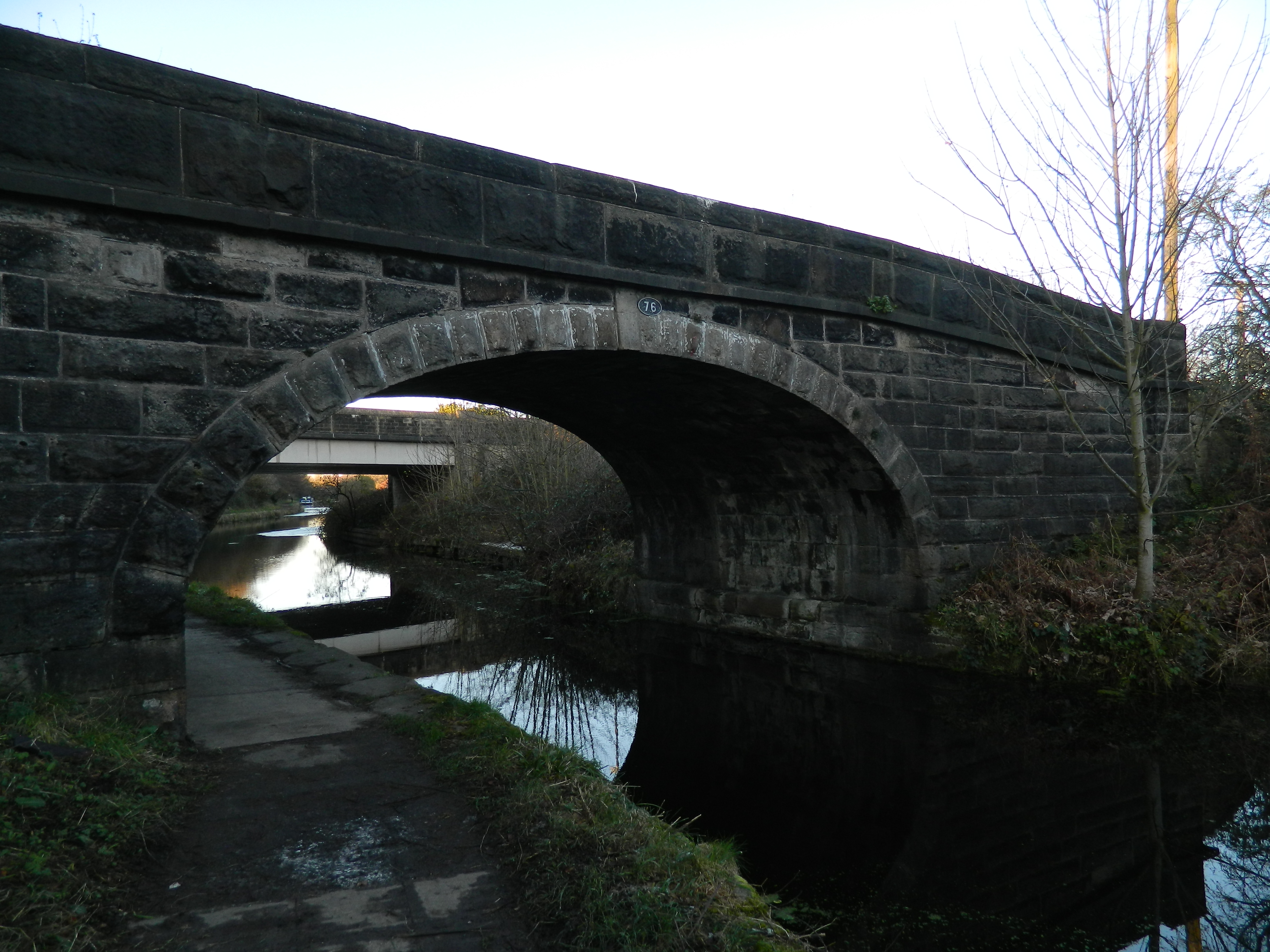 
Canal Bridge Number 76 over Leeds-Liverpool Canal (originally Lancaster Canal South End).
