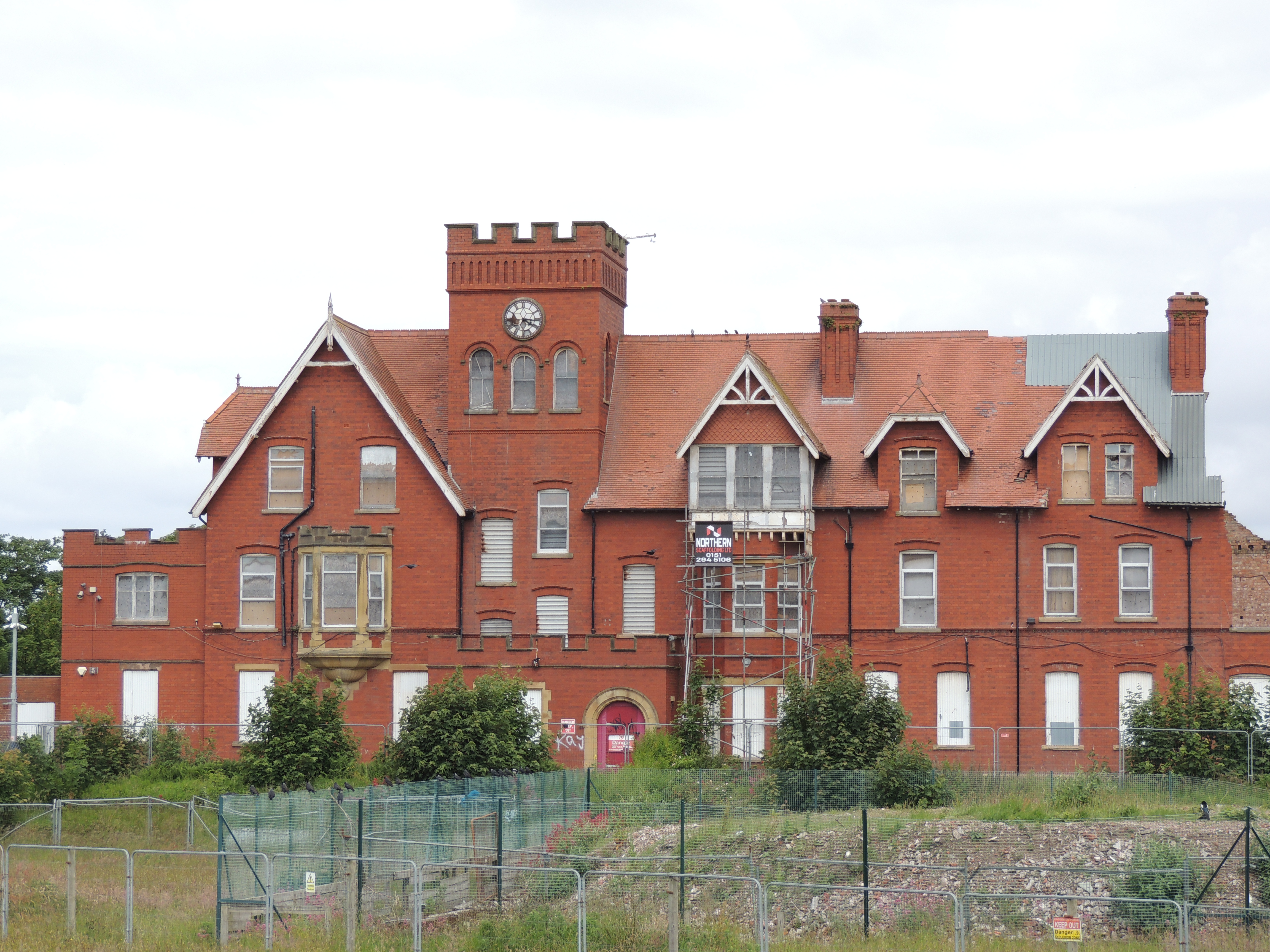 Number 40 Lancaster Road. Former School built in 1901, by Edward Shelbourn, with alterations and extensions in 1908.