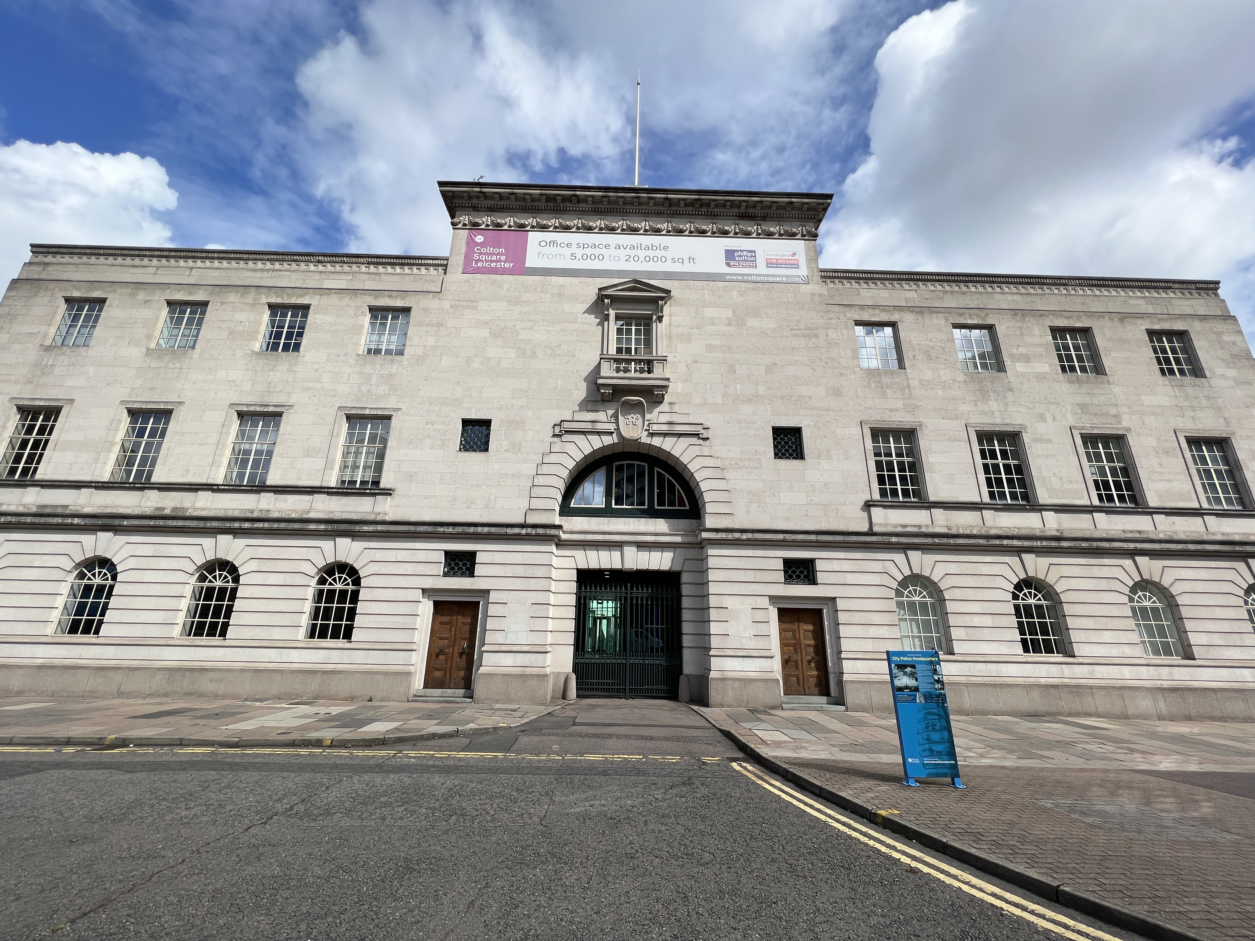 Former Charles Street Police Station. Taken in July 2023.